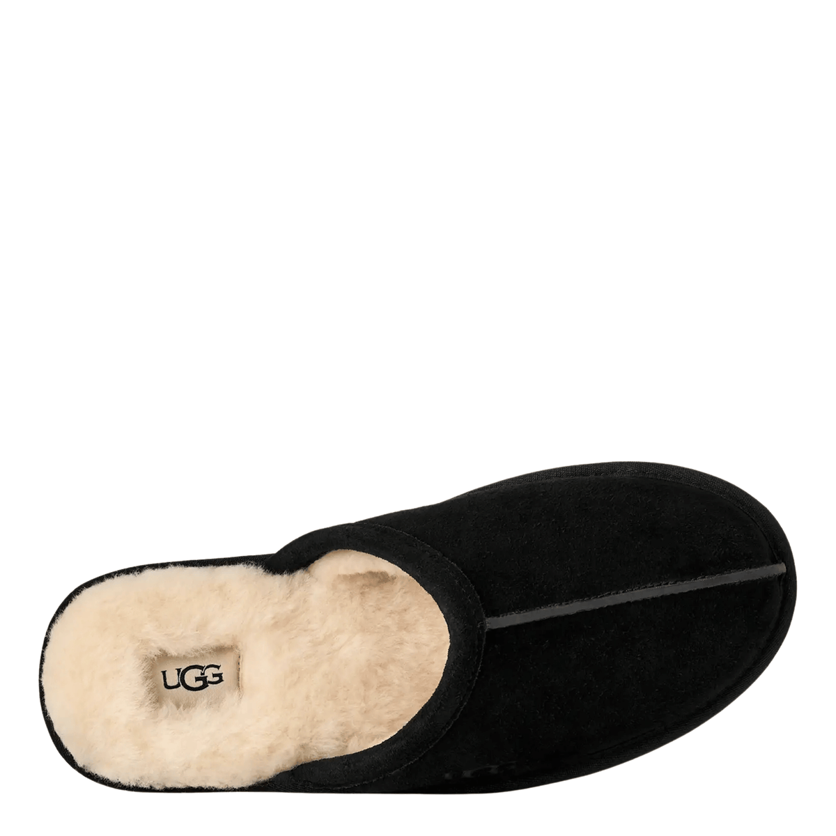 Mens UGG Black Scuff Slippers