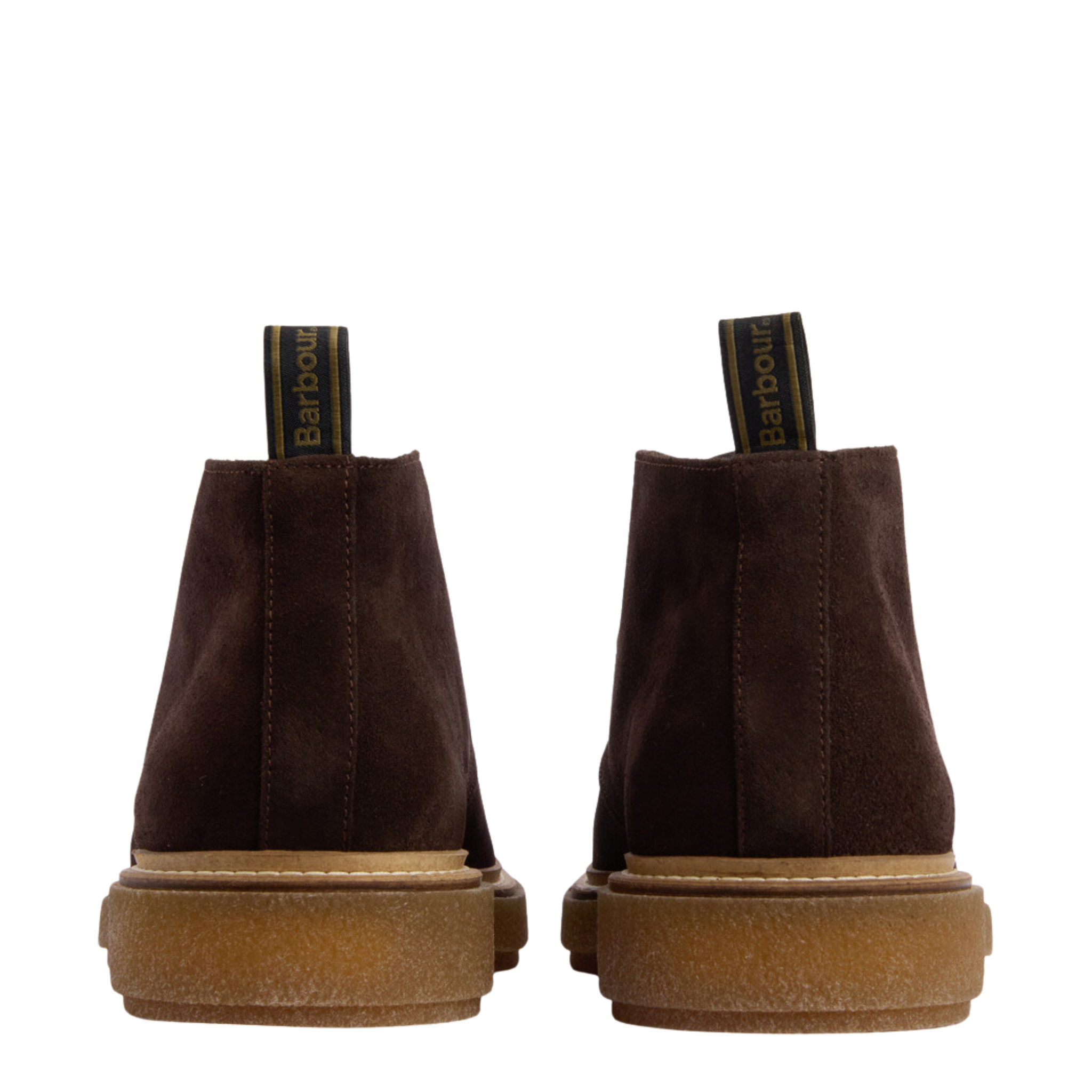 Mens Barbour Chocolate Suede Blaine Boots