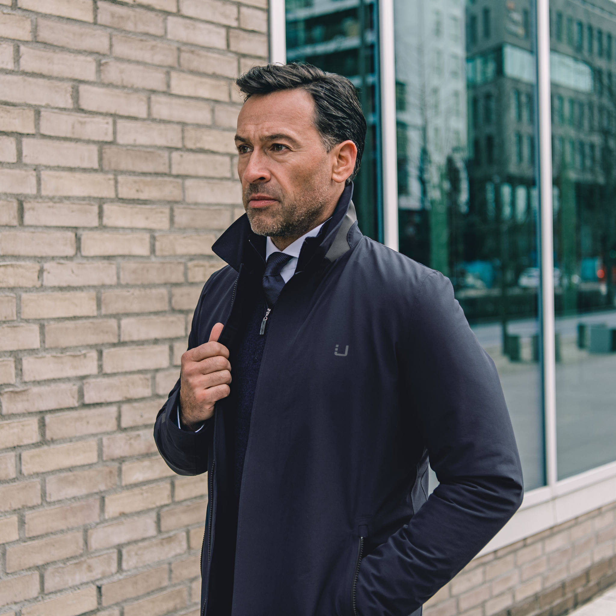 Mens UBR Navy Regulator Coat