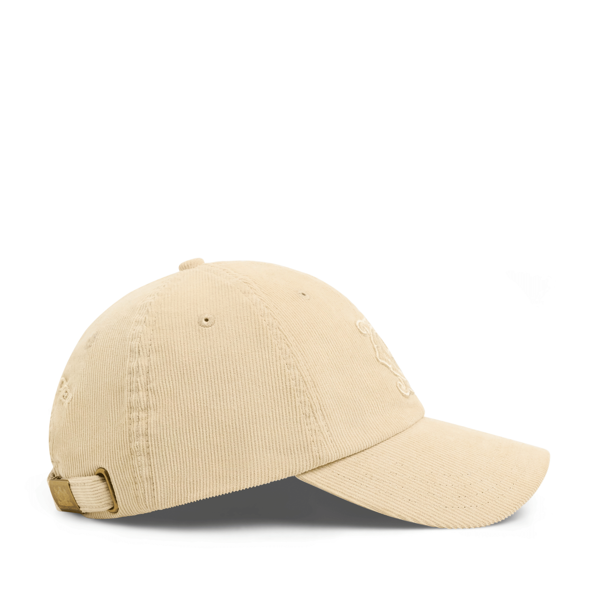 Womens Holland Cooper Latte Corduroy Heraldic Cap