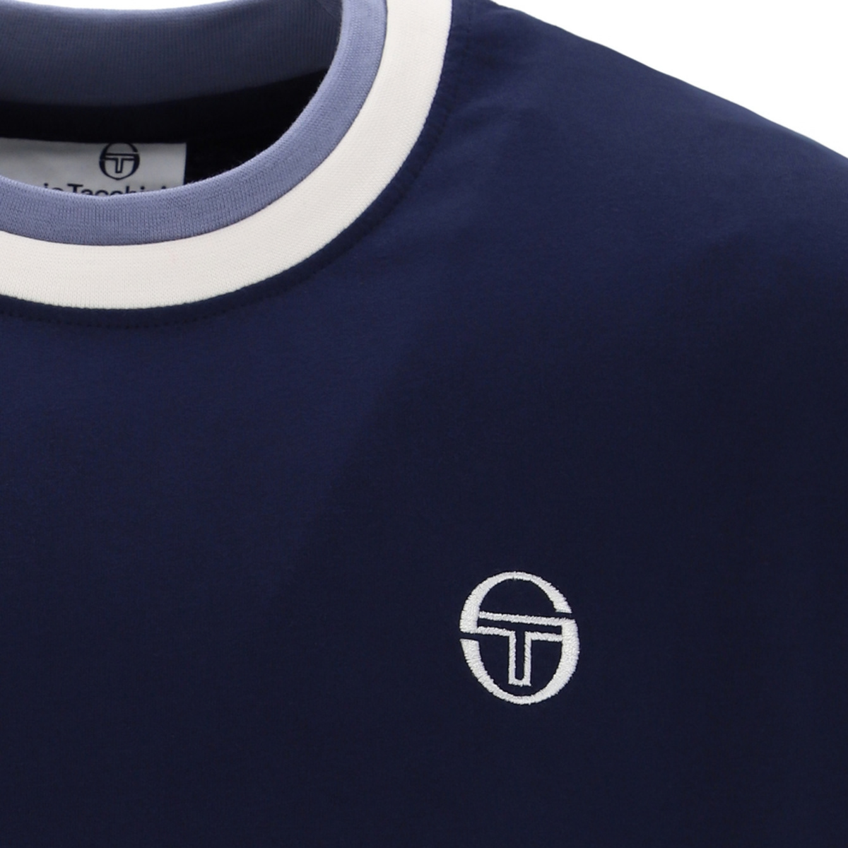 Mens Sergio Tacchini Maritime Blue Davo S/s T Shirt