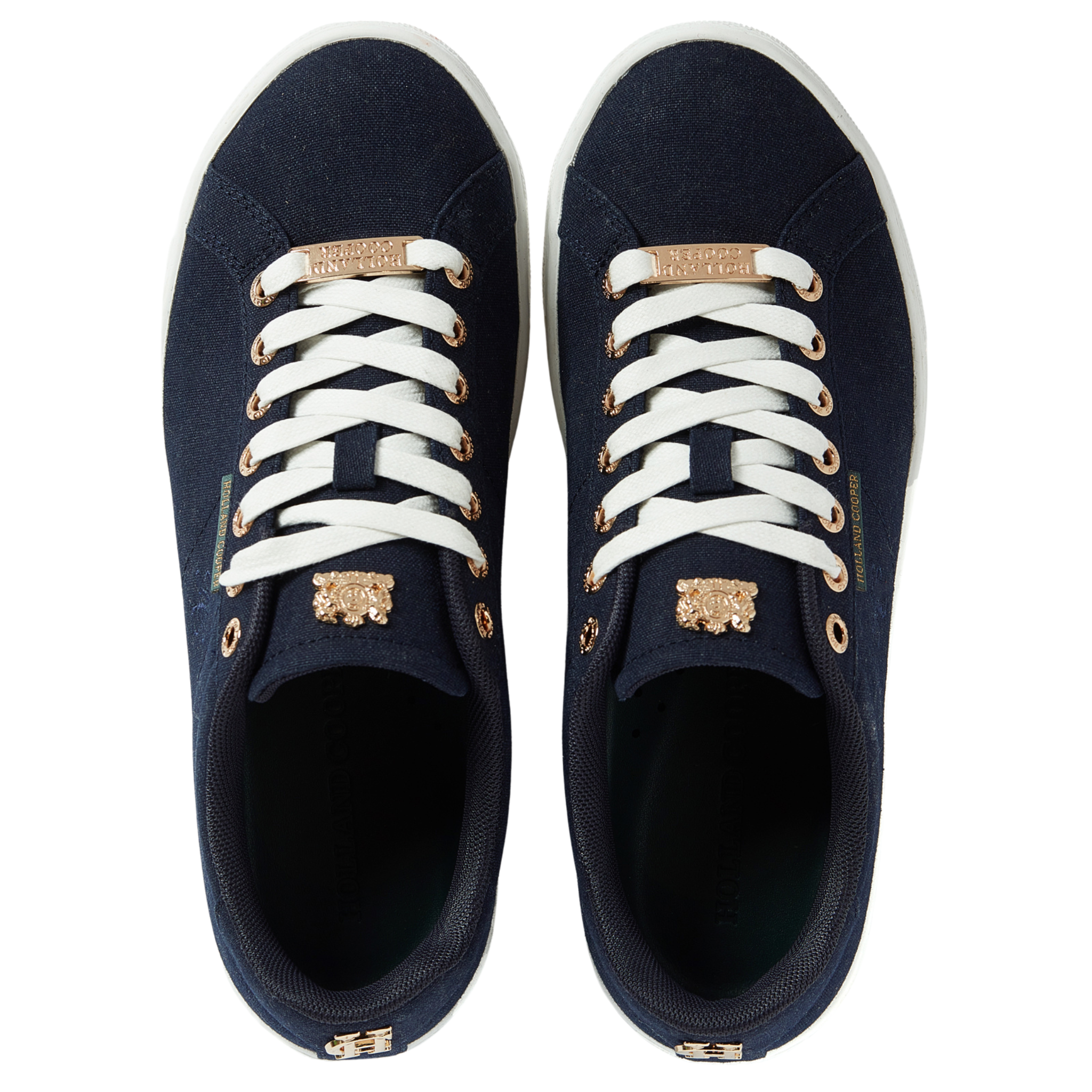 Womens Holland Cooper Ink Navy Chelsea Court Trainers