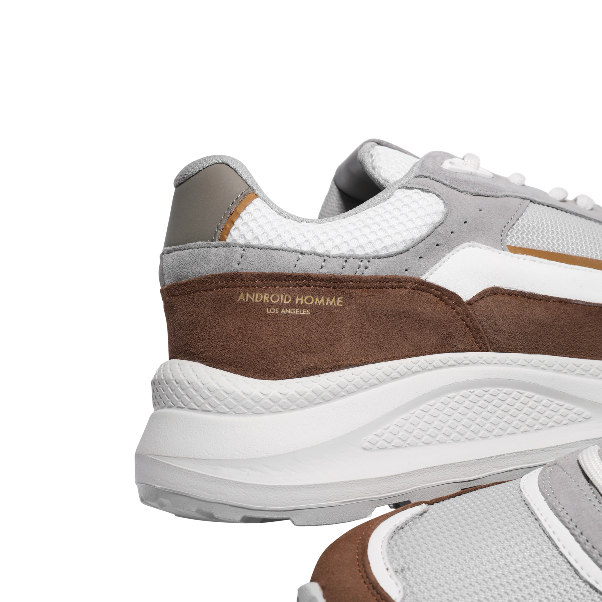 Mens Android Homme Chocolate/Grey/White El Porto Trainers