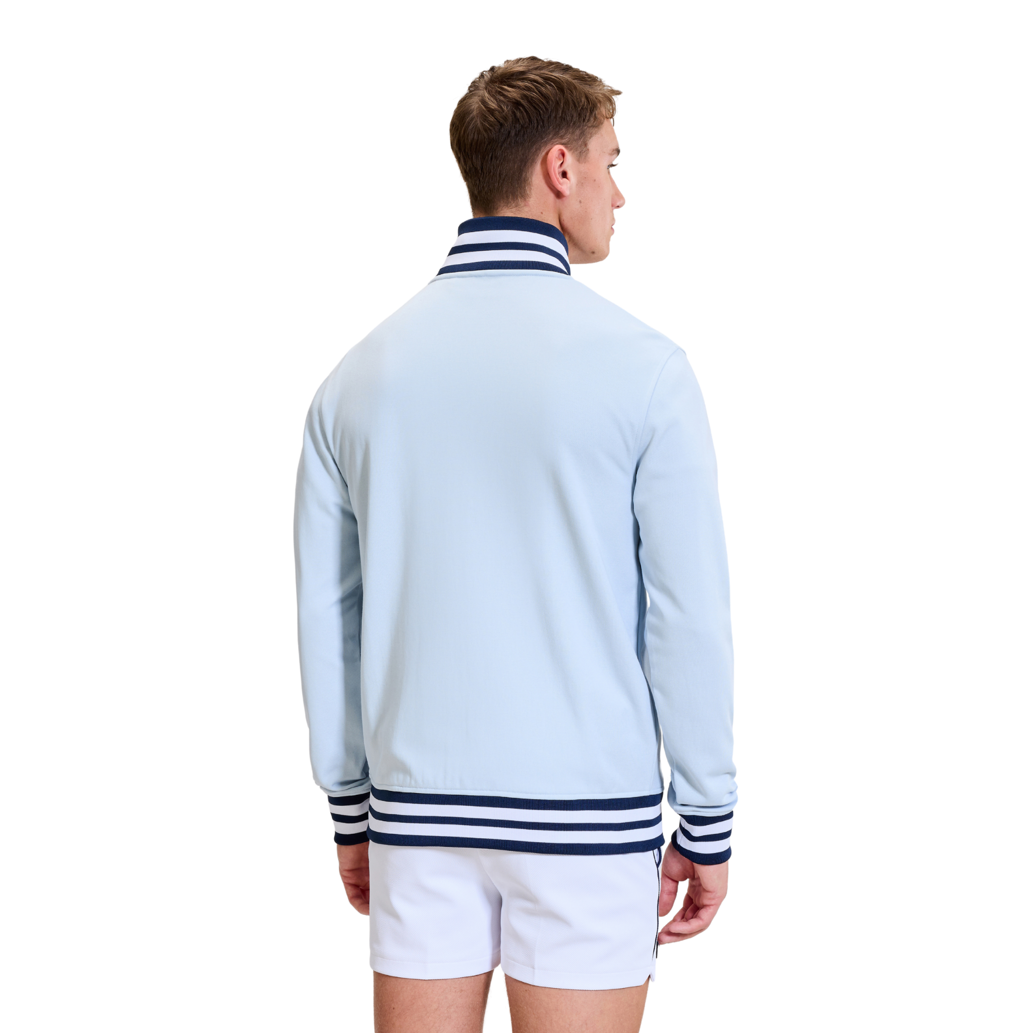 Mens Ellesse Light Blue/Navy Milan Track Jacket