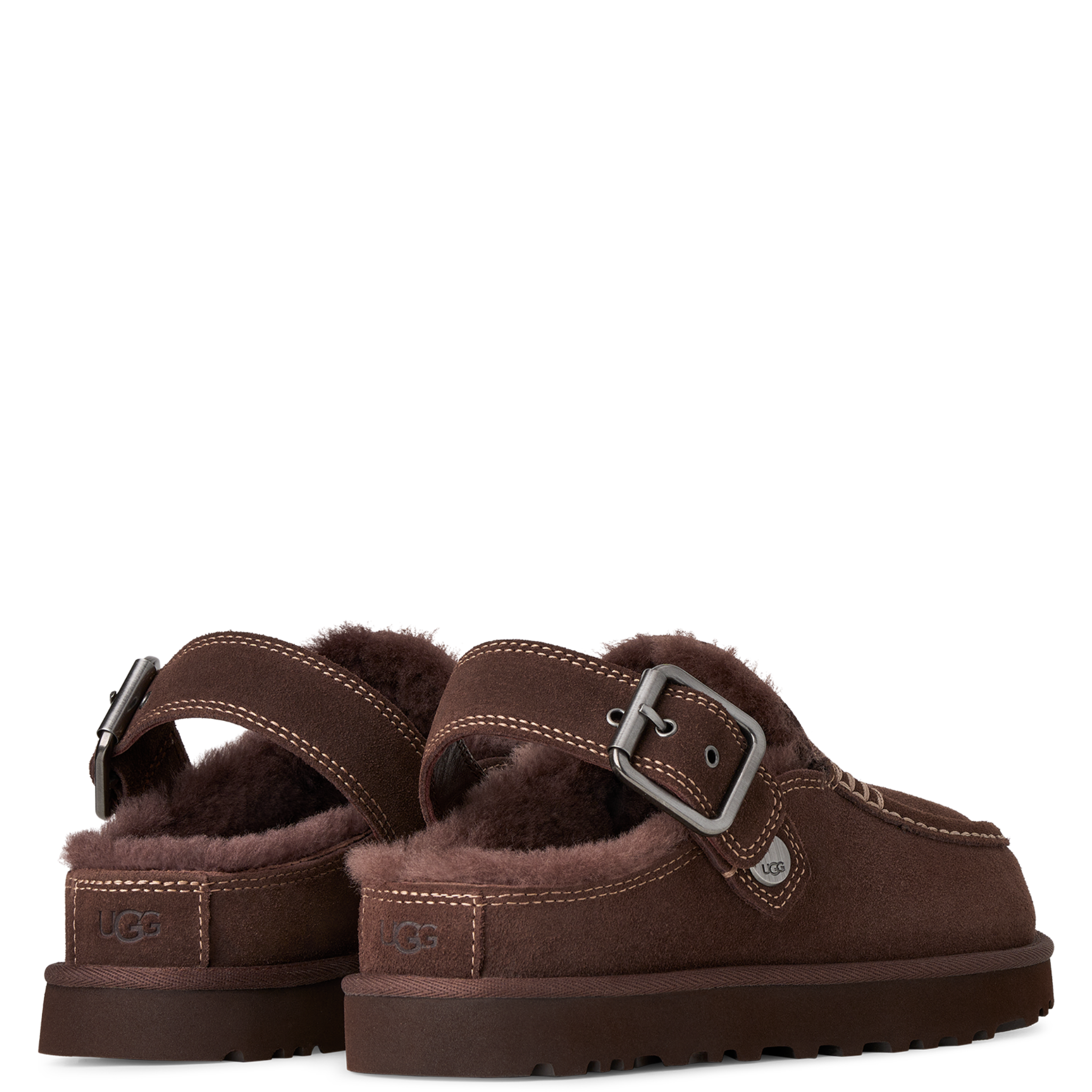 Womens UGG Burnt Cedar Goldenstar Evelina Clogs
