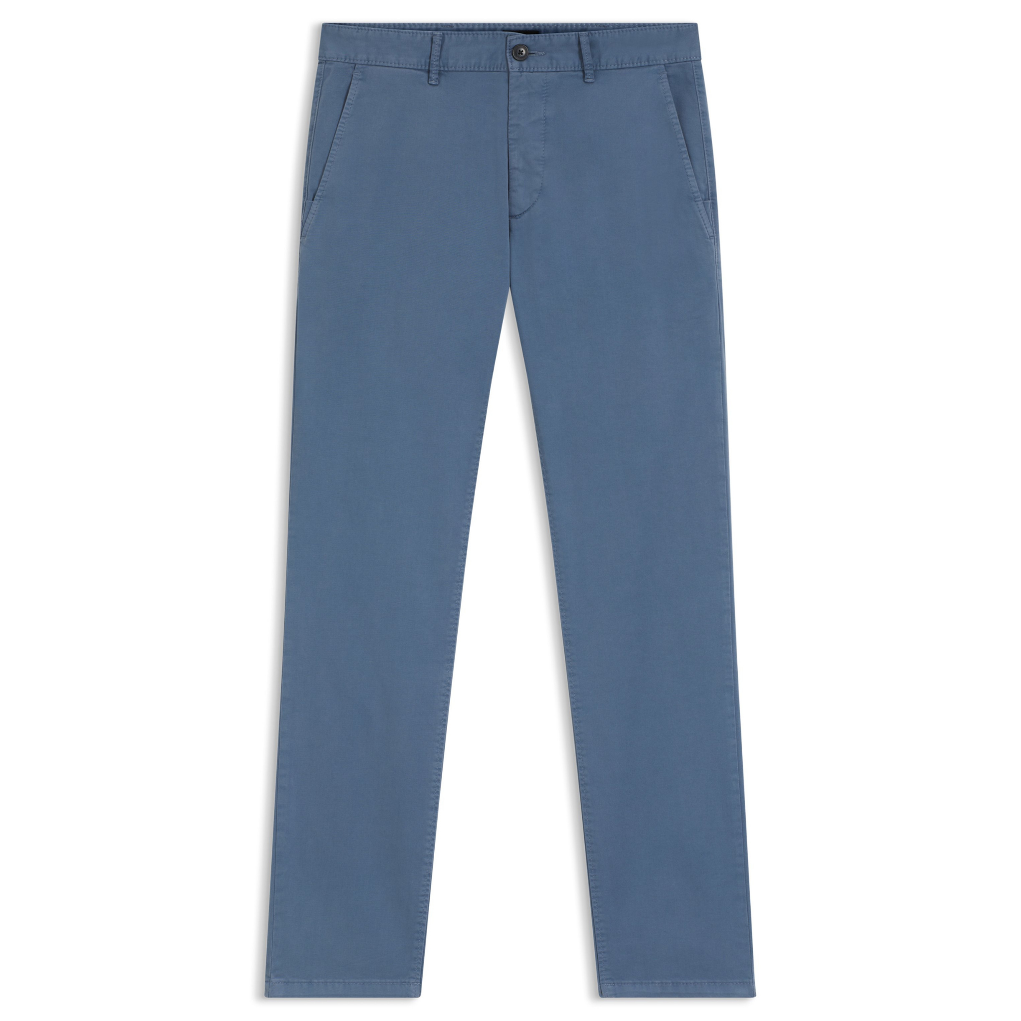 Mens BOSS Blue Slim Fit Chinos