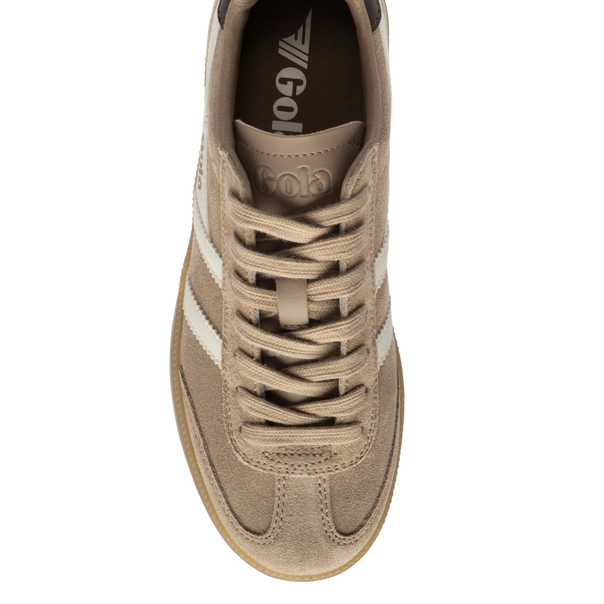 Womens Gola Cappuccino/Off White/Dark Brown/Gum Viper Trainers