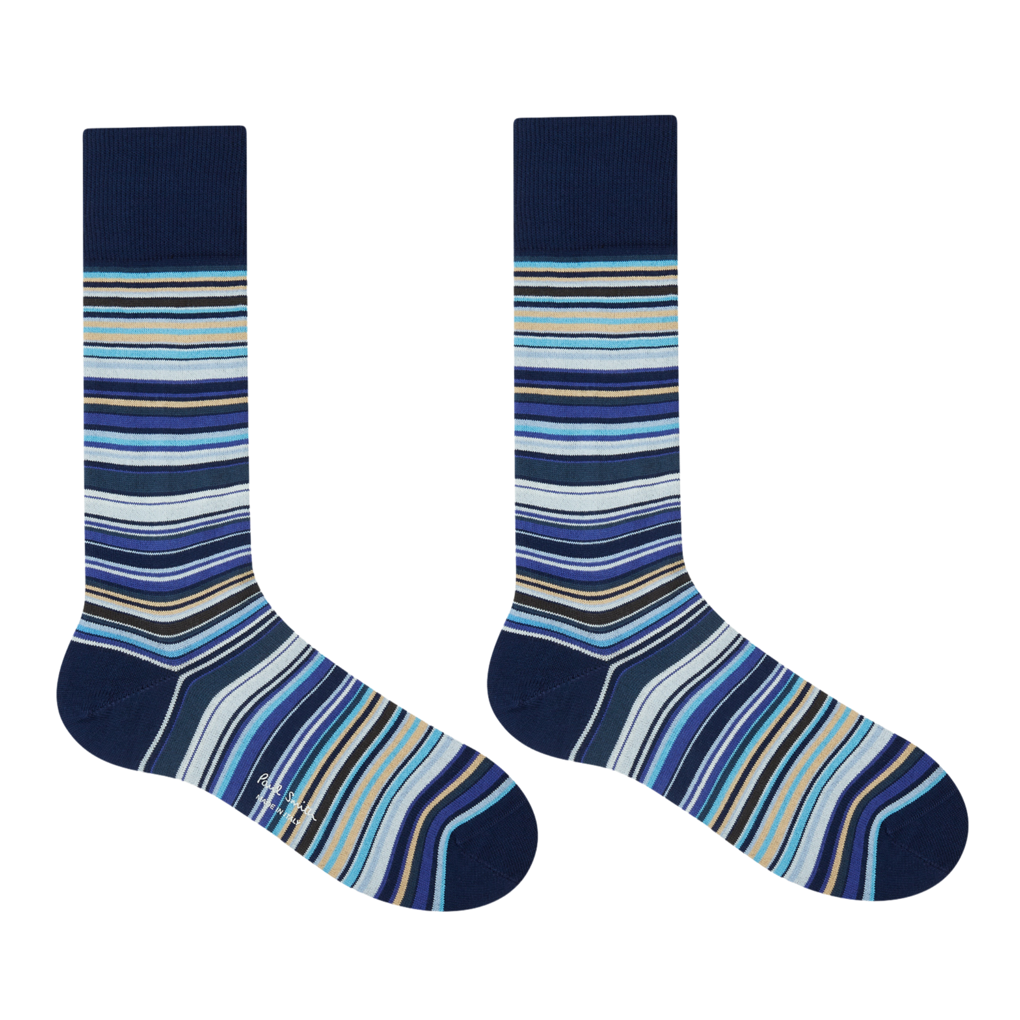 Mens Paul Smith Multi Stripe 3 Pack Sock Cracker Gift Set