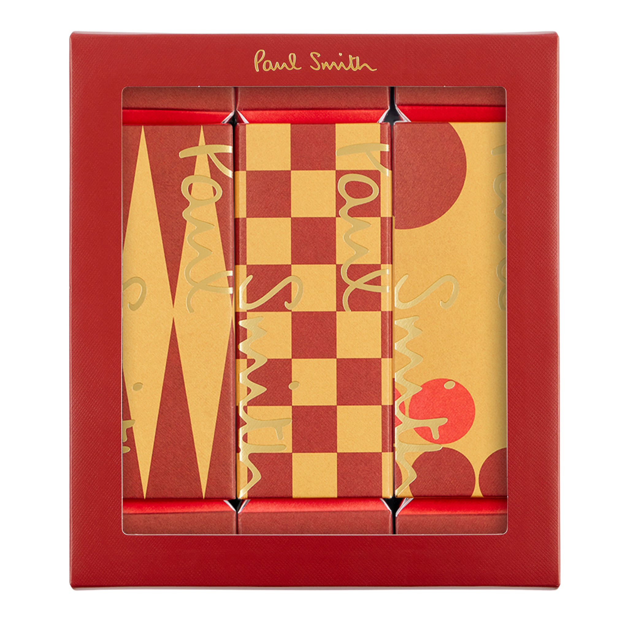 Mens Paul Smith Multi Stripe 3 Pack Sock Cracker Gift Set