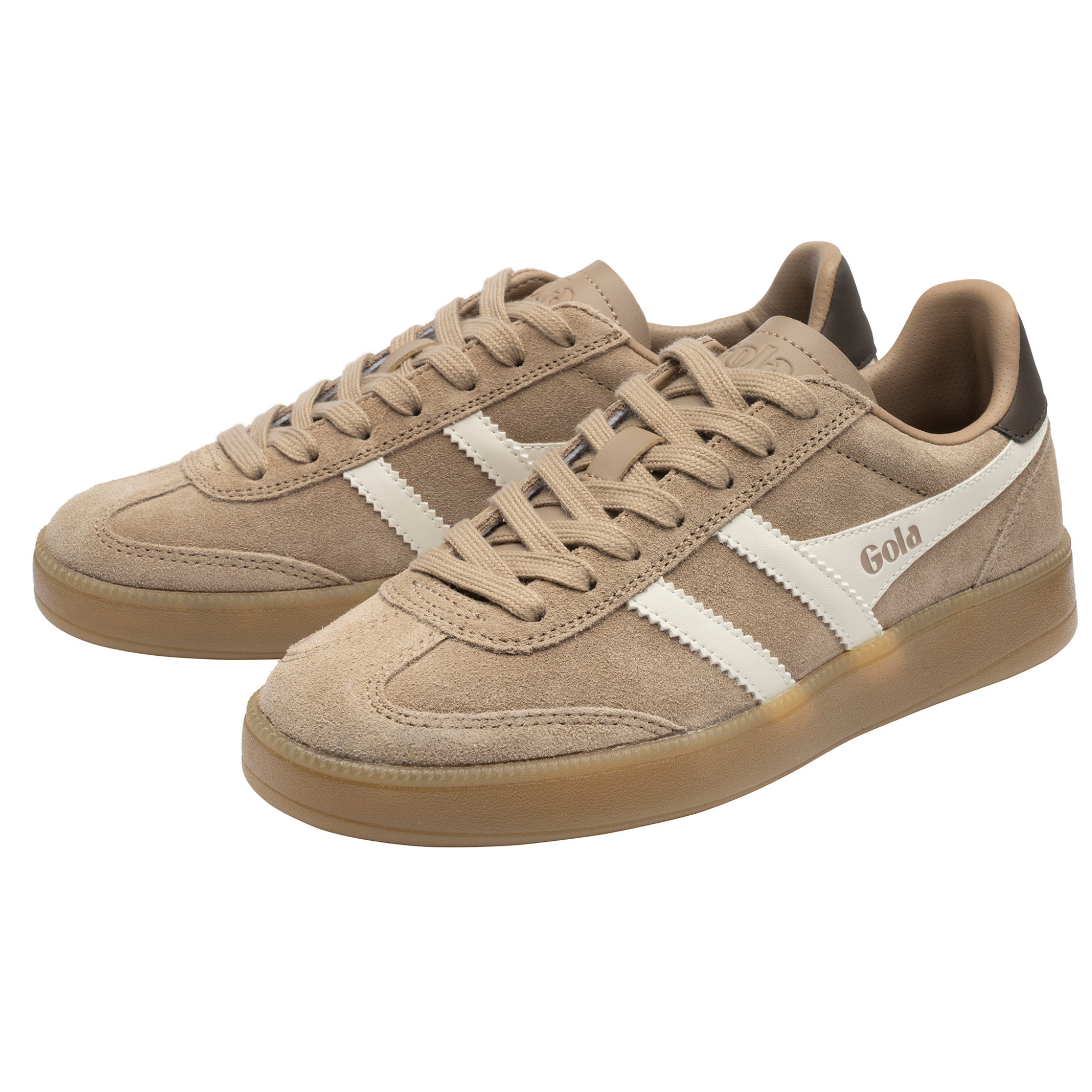 Womens Gola Cappuccino/Off White/Dark Brown/Gum Viper Trainers
