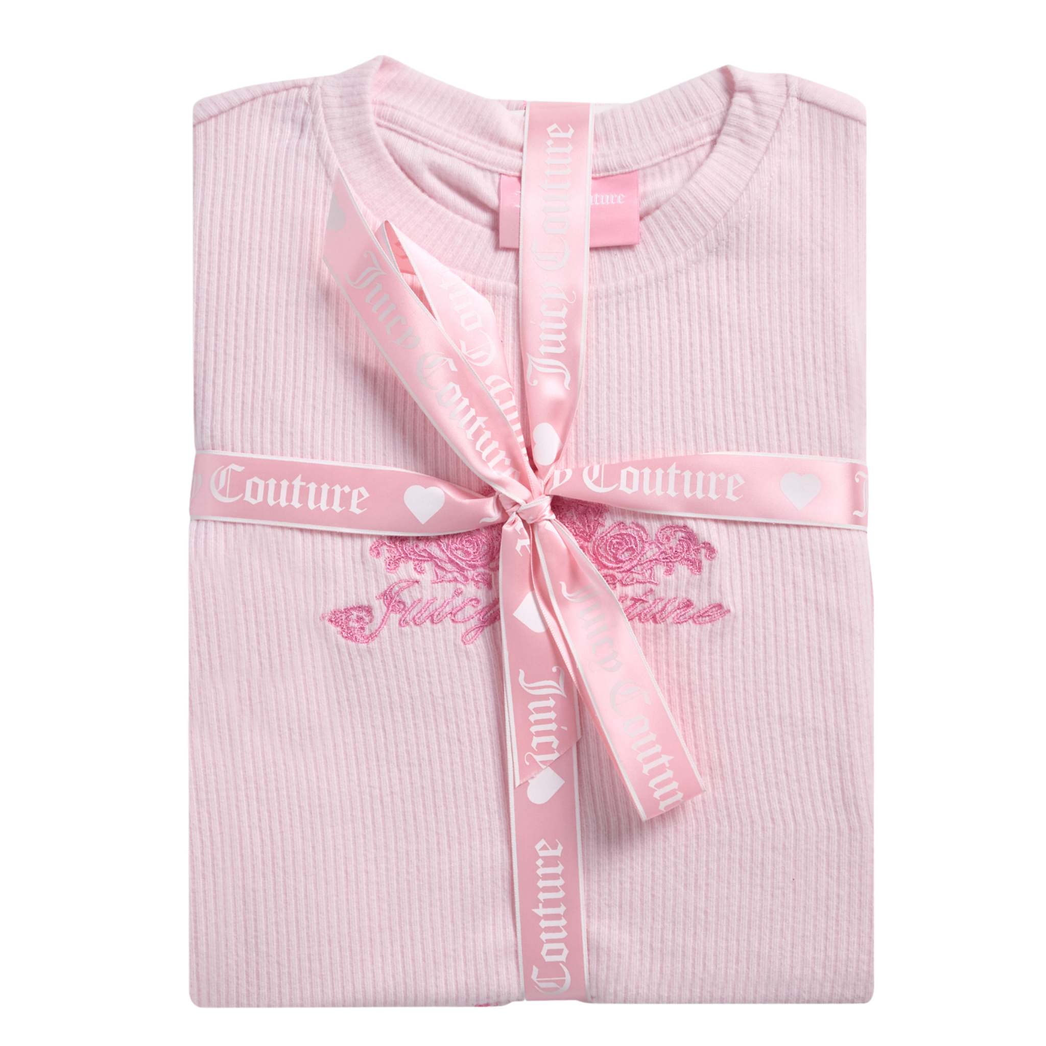 Womens Juicy Couture Cherry Blossom Rose Rib Pyjamas