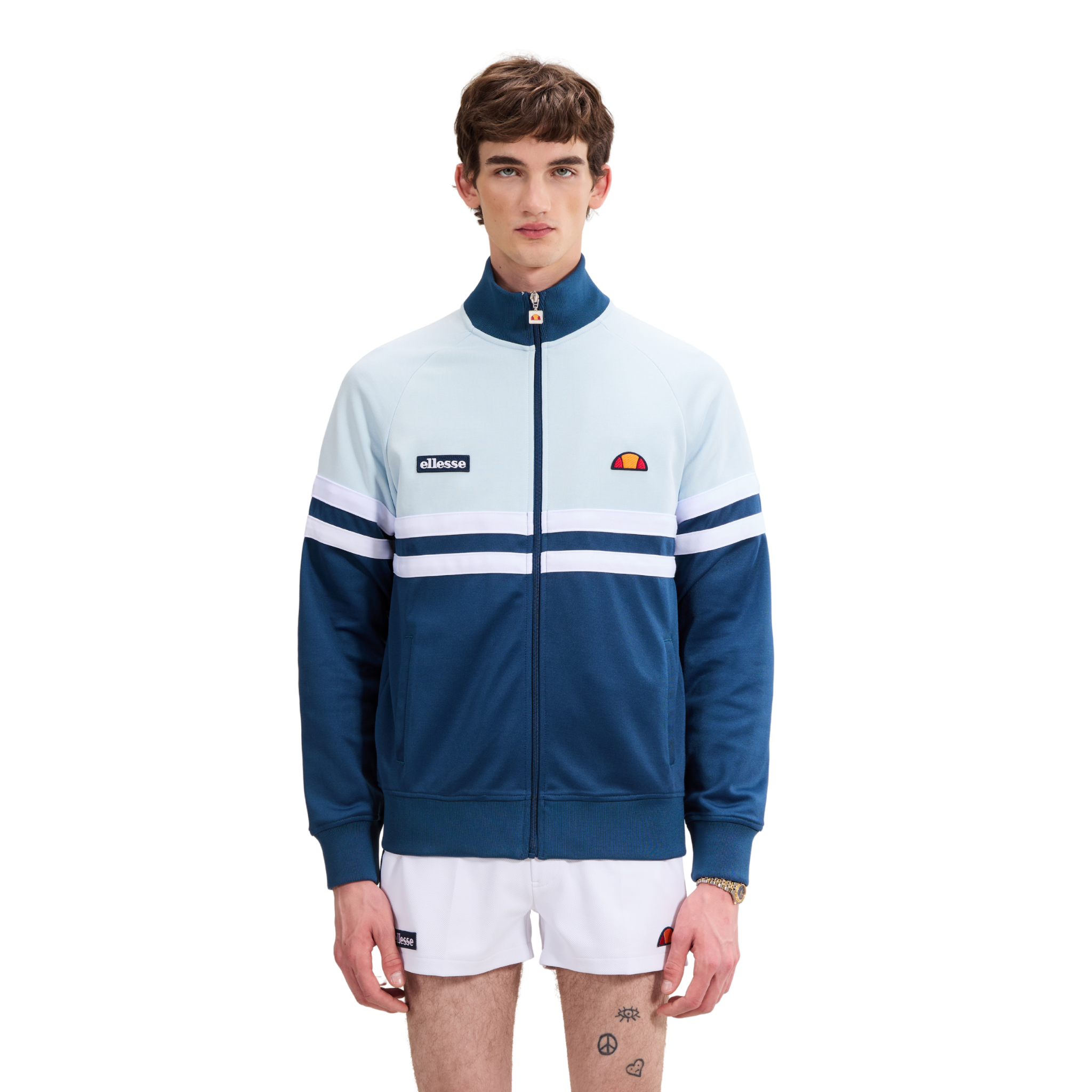 Mens Ellesse Blue/Light Blue Rimini Track Jacket