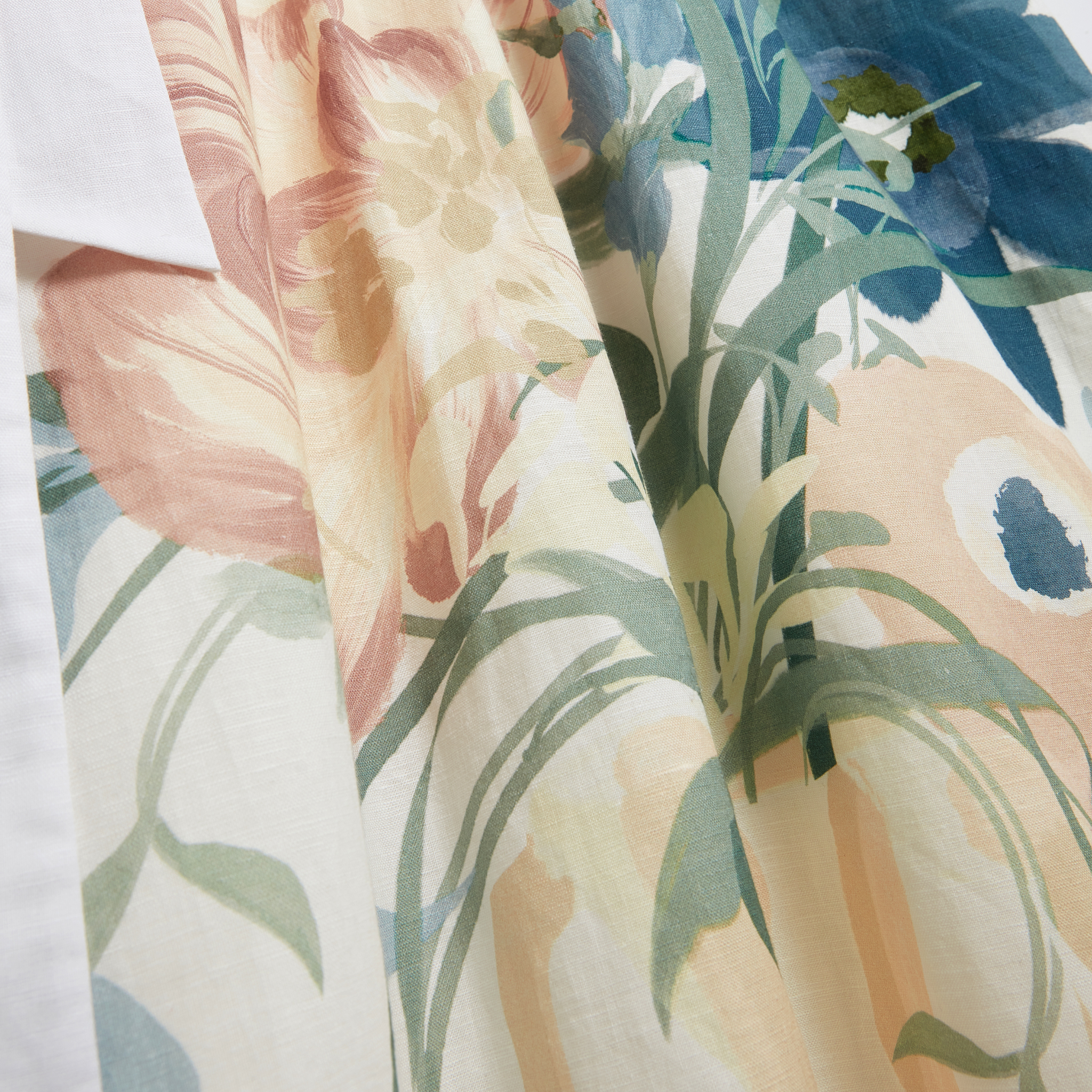 Womens Ted Baker Ivory Gemha Tie Waist Floral Midi Sundress