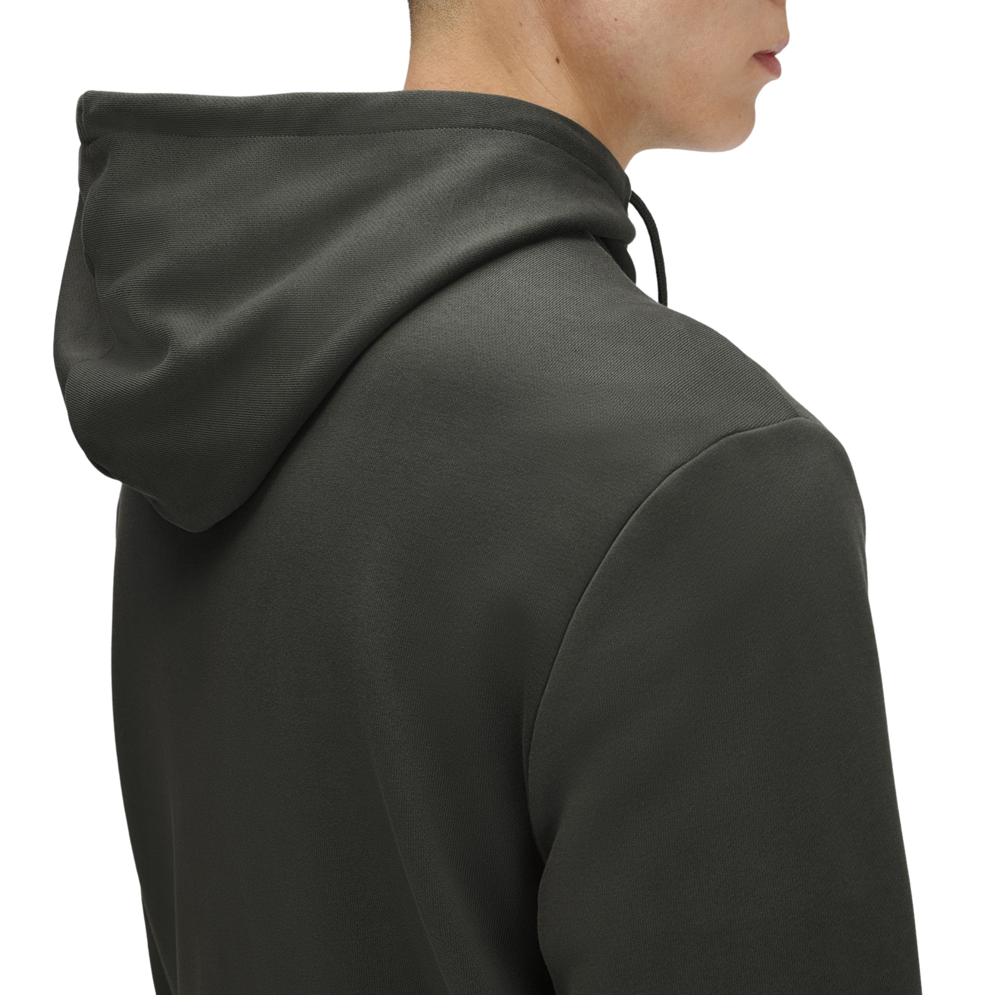 Mens Fred Perry Field Green/Oatmeal Hooded Zip Hoodie