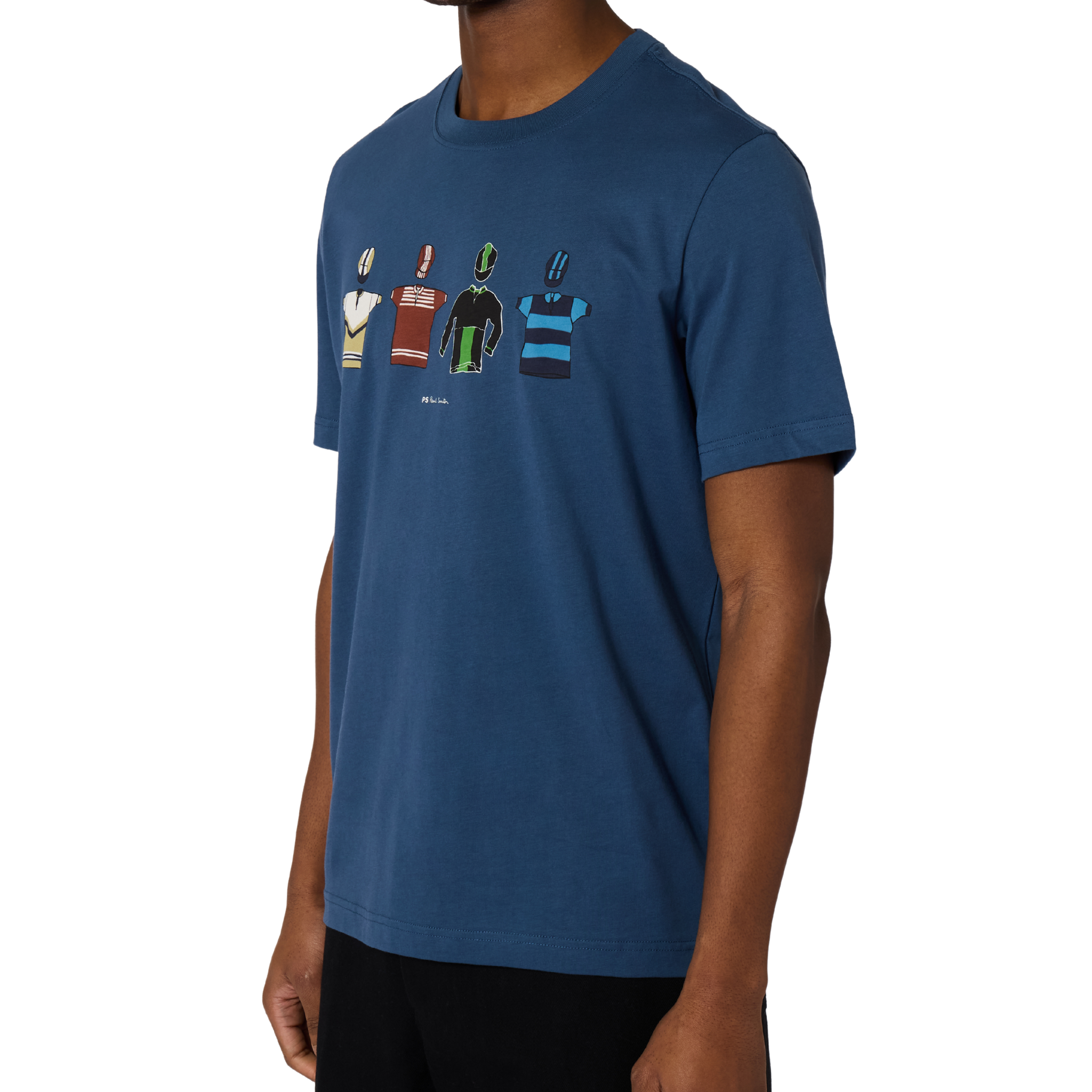Mens Paul Smith Blue Cycle Jerseys S/s T Shirt