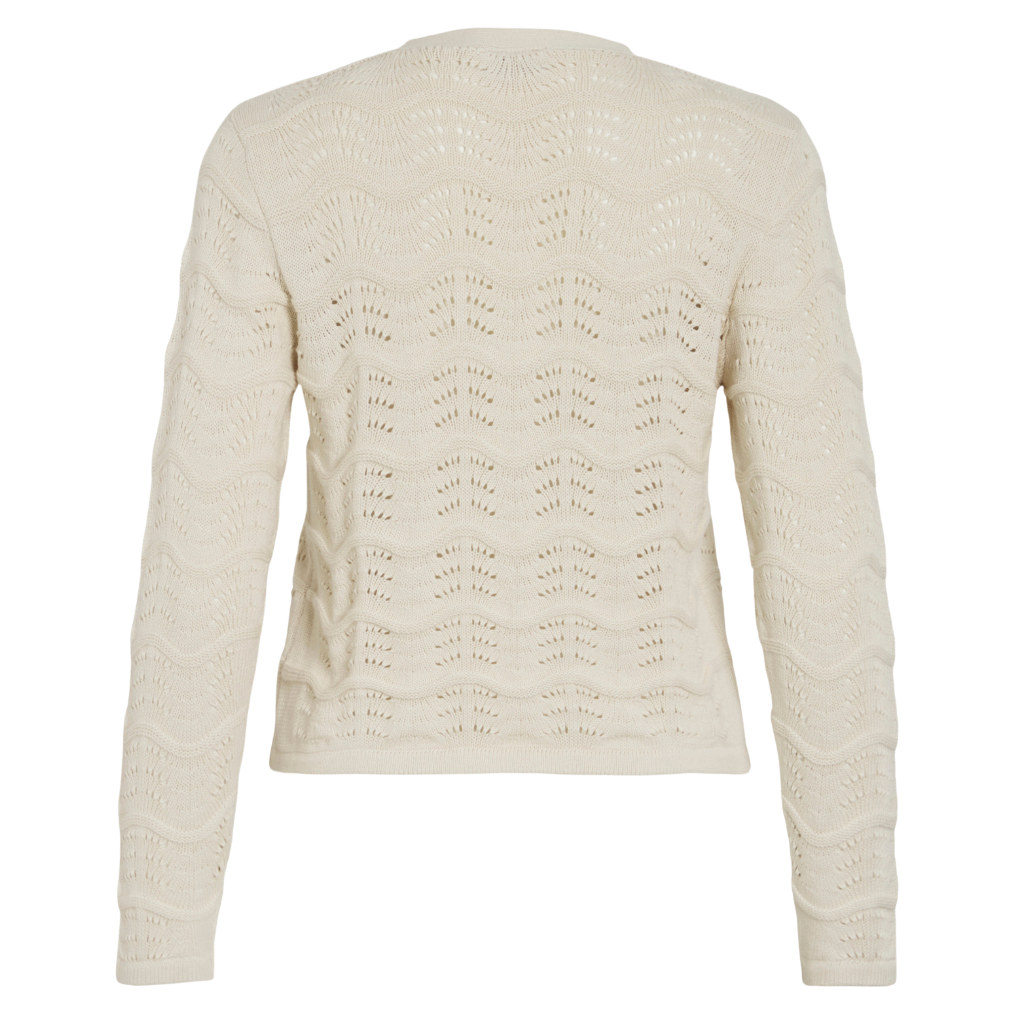 Womens Vila Birch Viwave Tie Front Cardigan