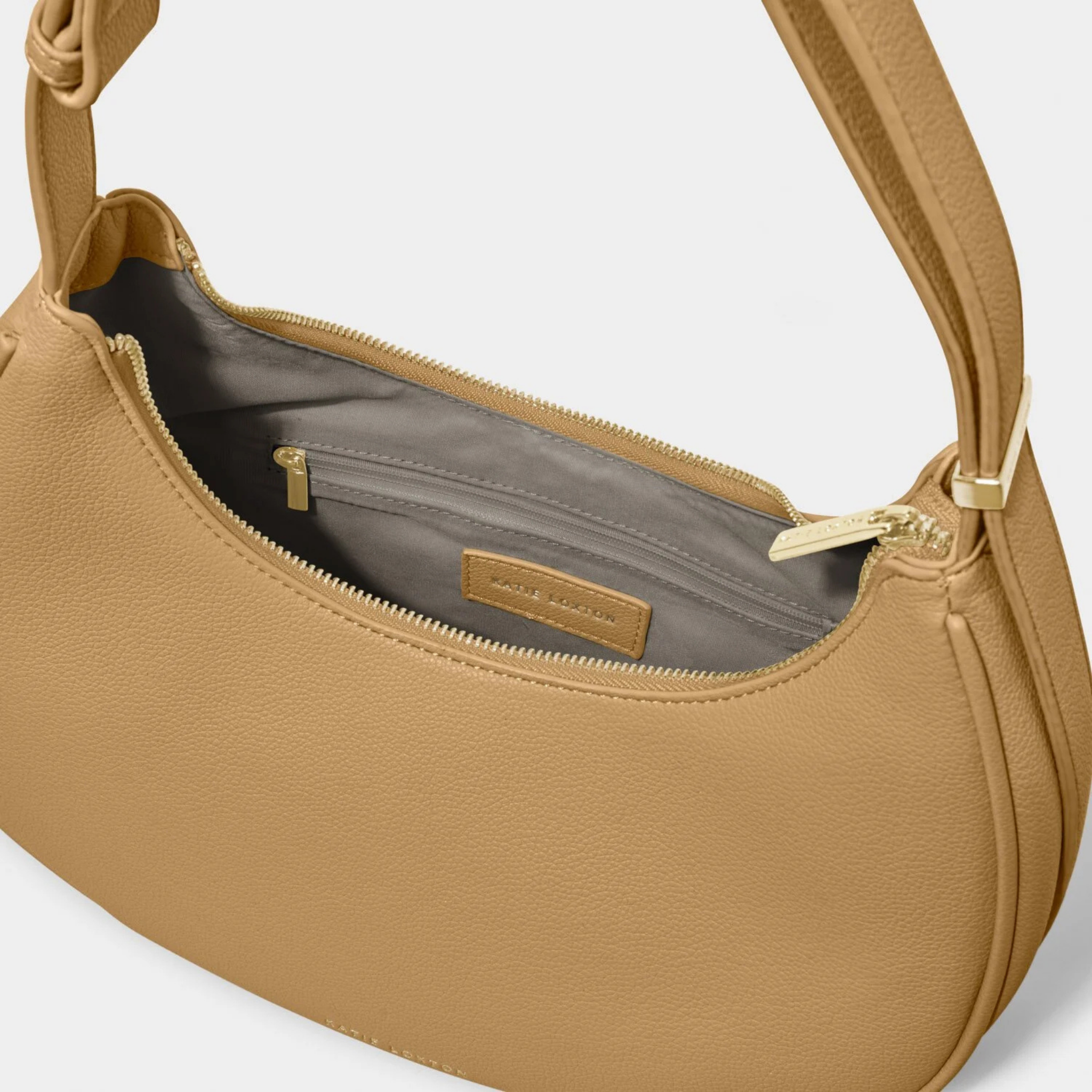 Womens Katie Loxton Camel Fearne Scoop Shoulder Bag