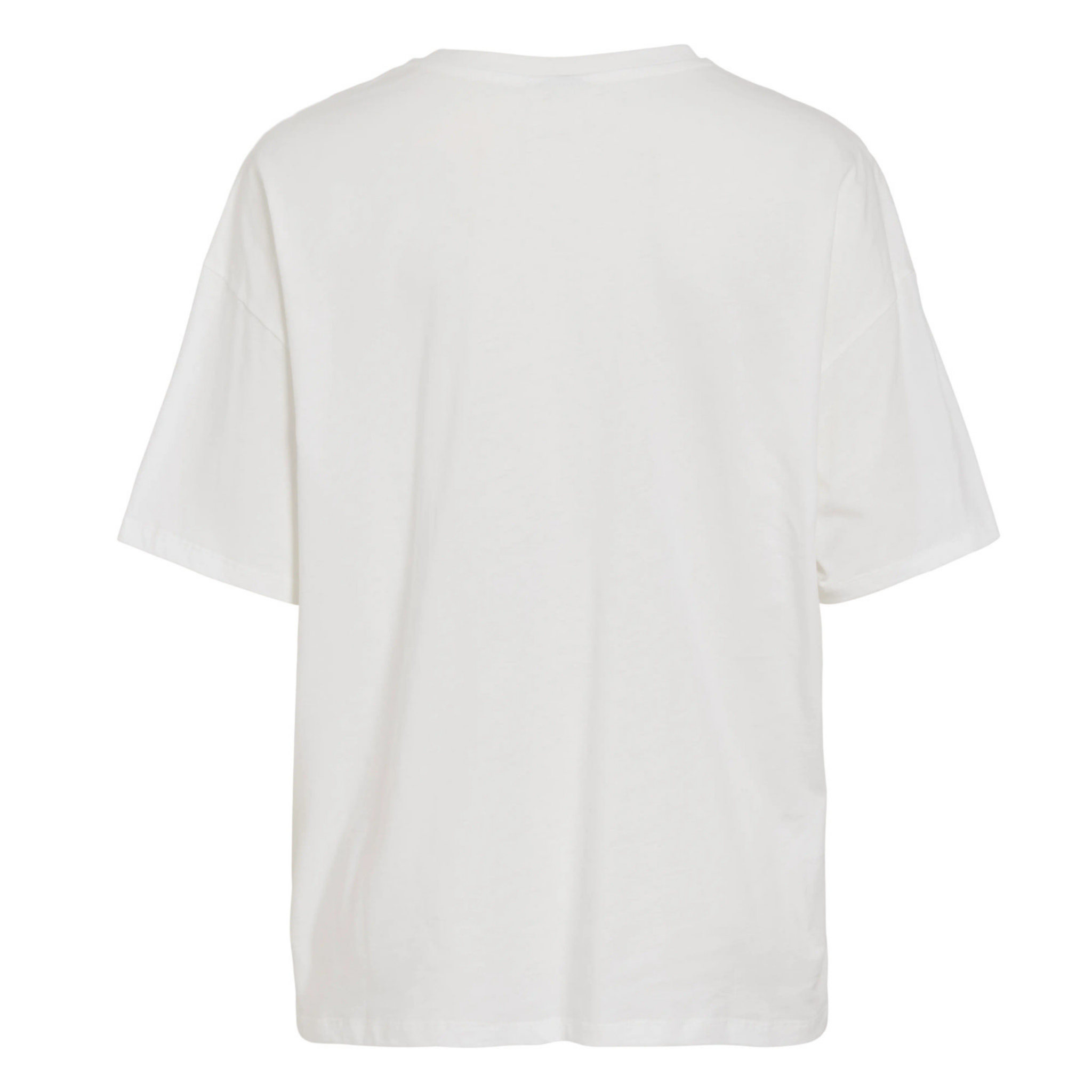 Womens Vila Snow White Vicolo Fish Loose S/s T Shirt