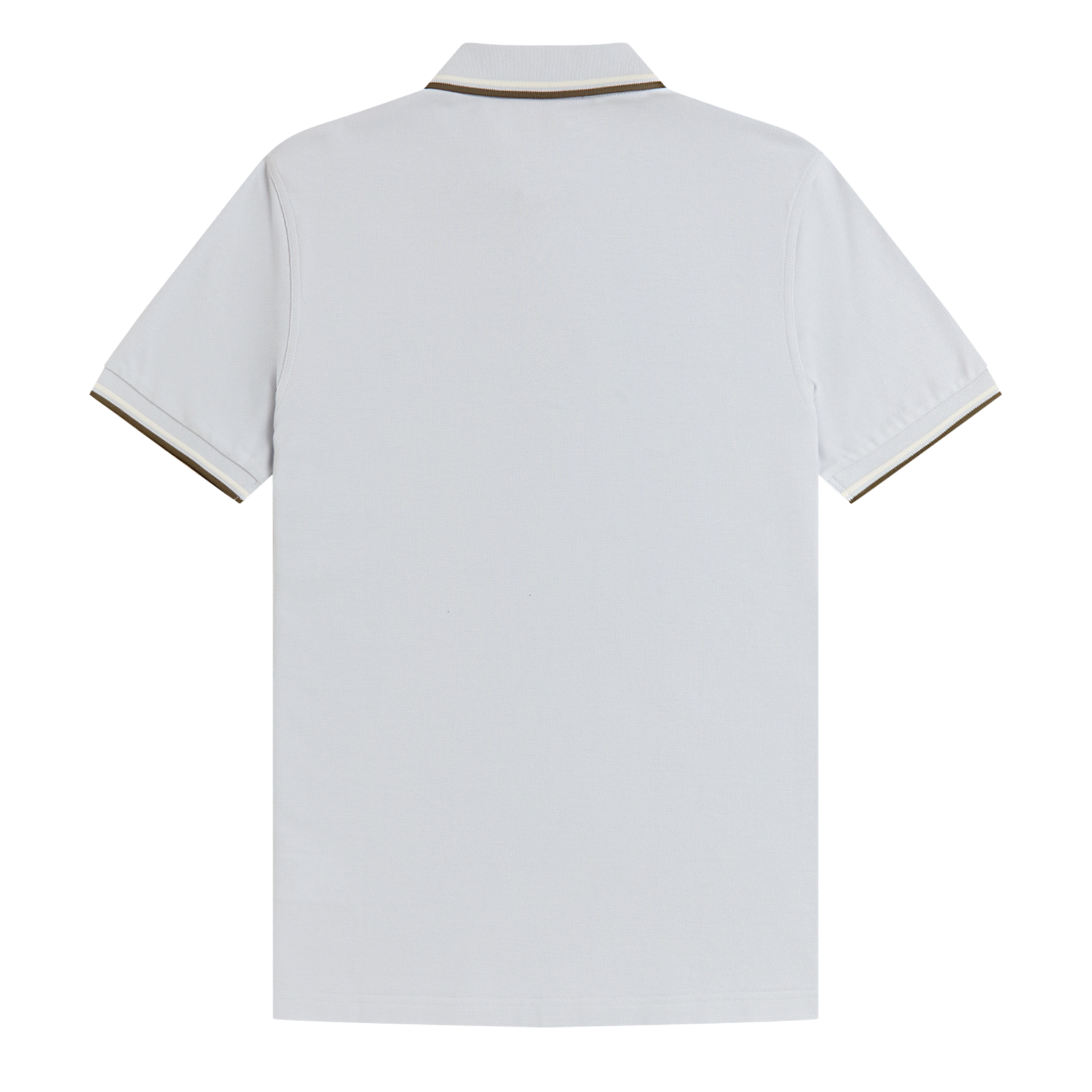 Mens Fred Perry Dusky Blue/Ecru/Laurel Twin Tipped S/s Polo