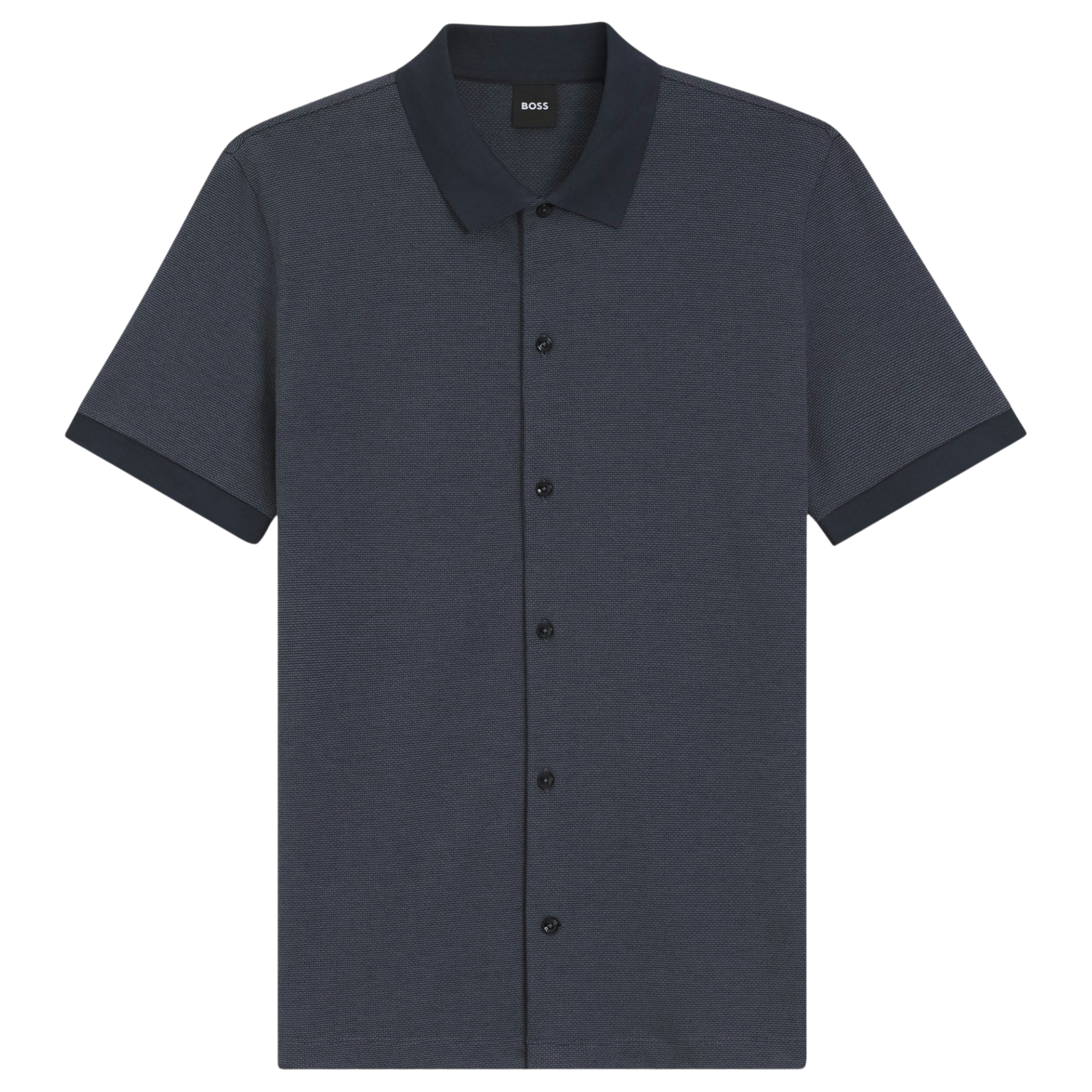 Mens BOSS Dark Blue H-Powell 102 Jersey S/s Shirt