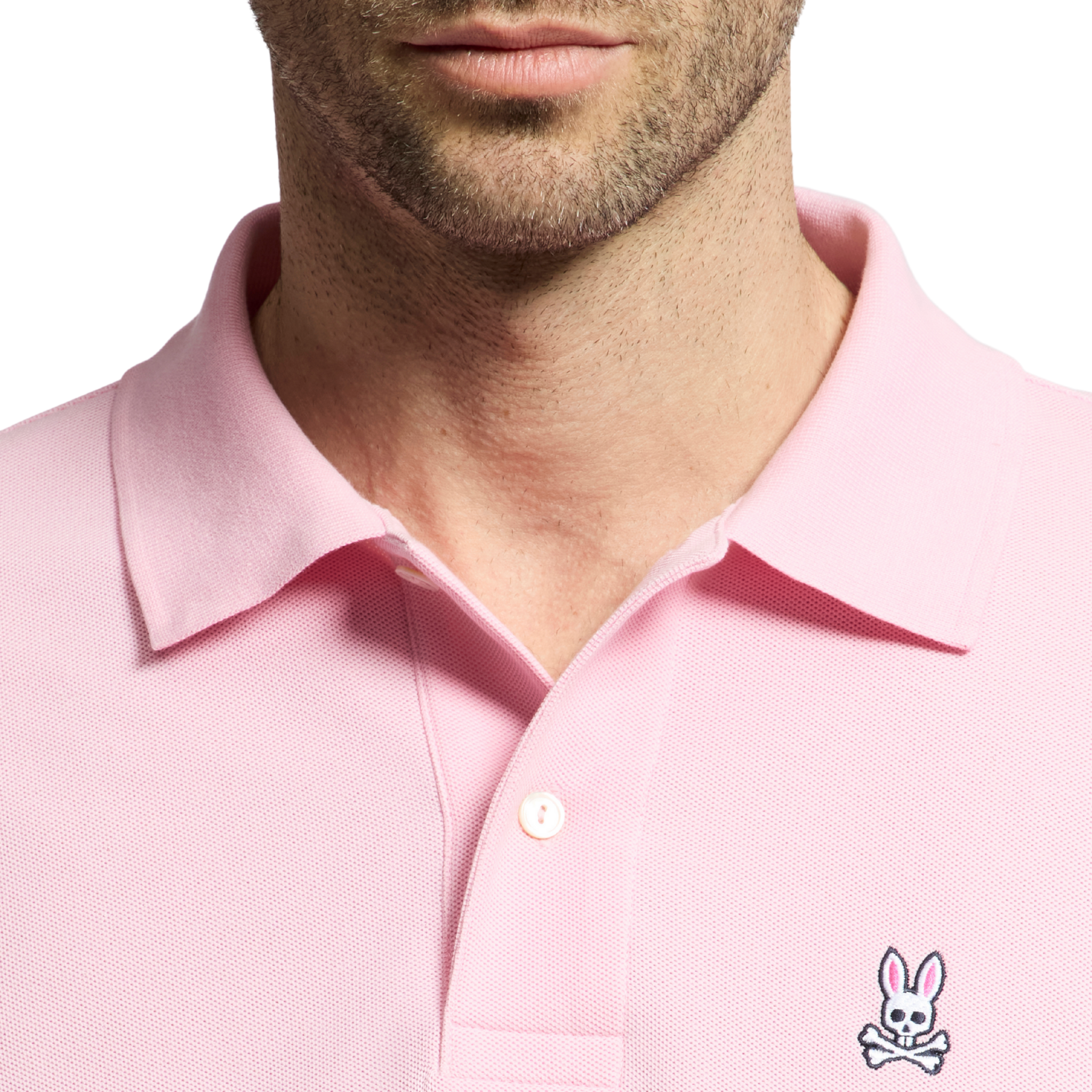 Mens Psycho Bunny Romance Rose Classic Pique S/s Polo