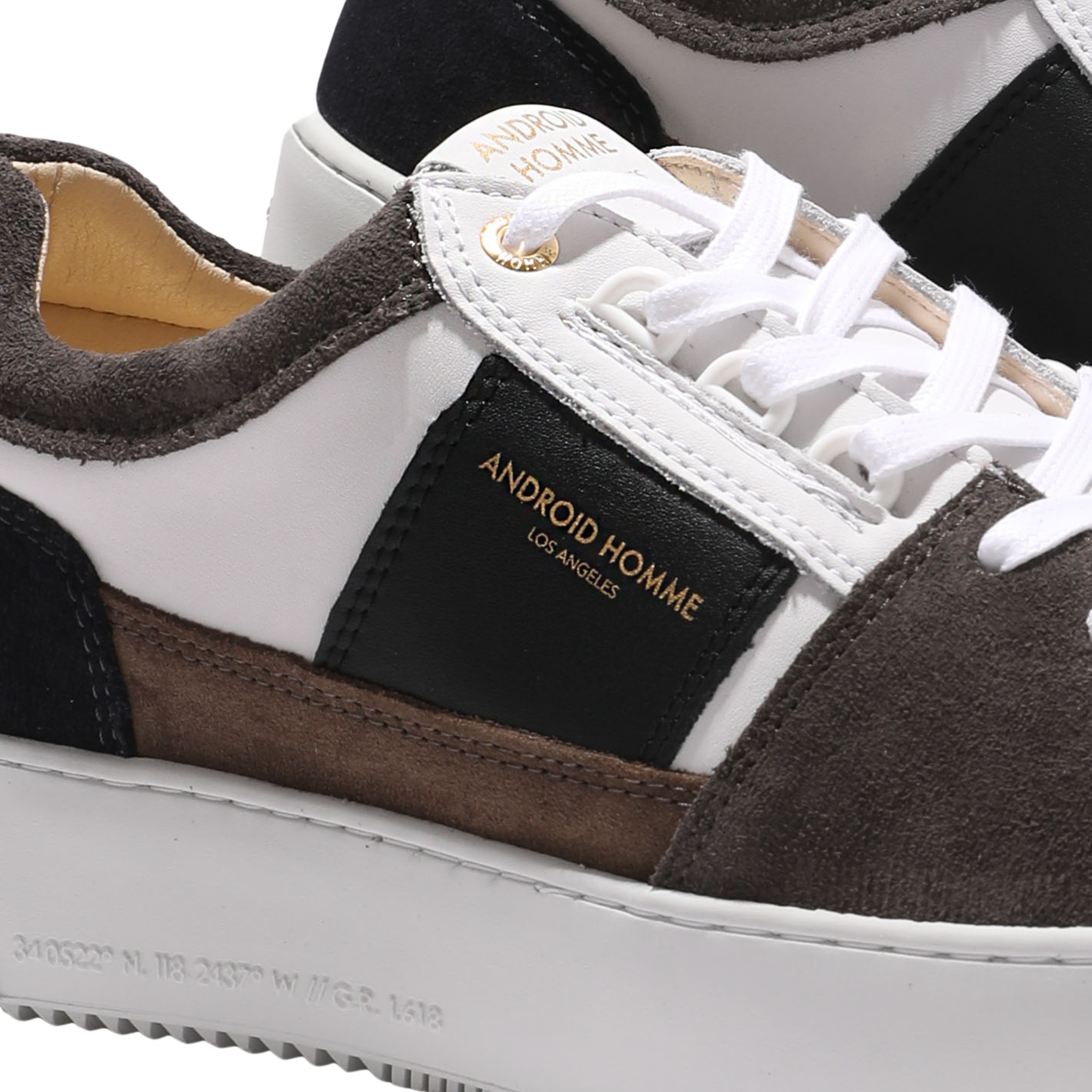 Mens Android Homme White/Navy/Grey/Taupe Point Dume Trainers