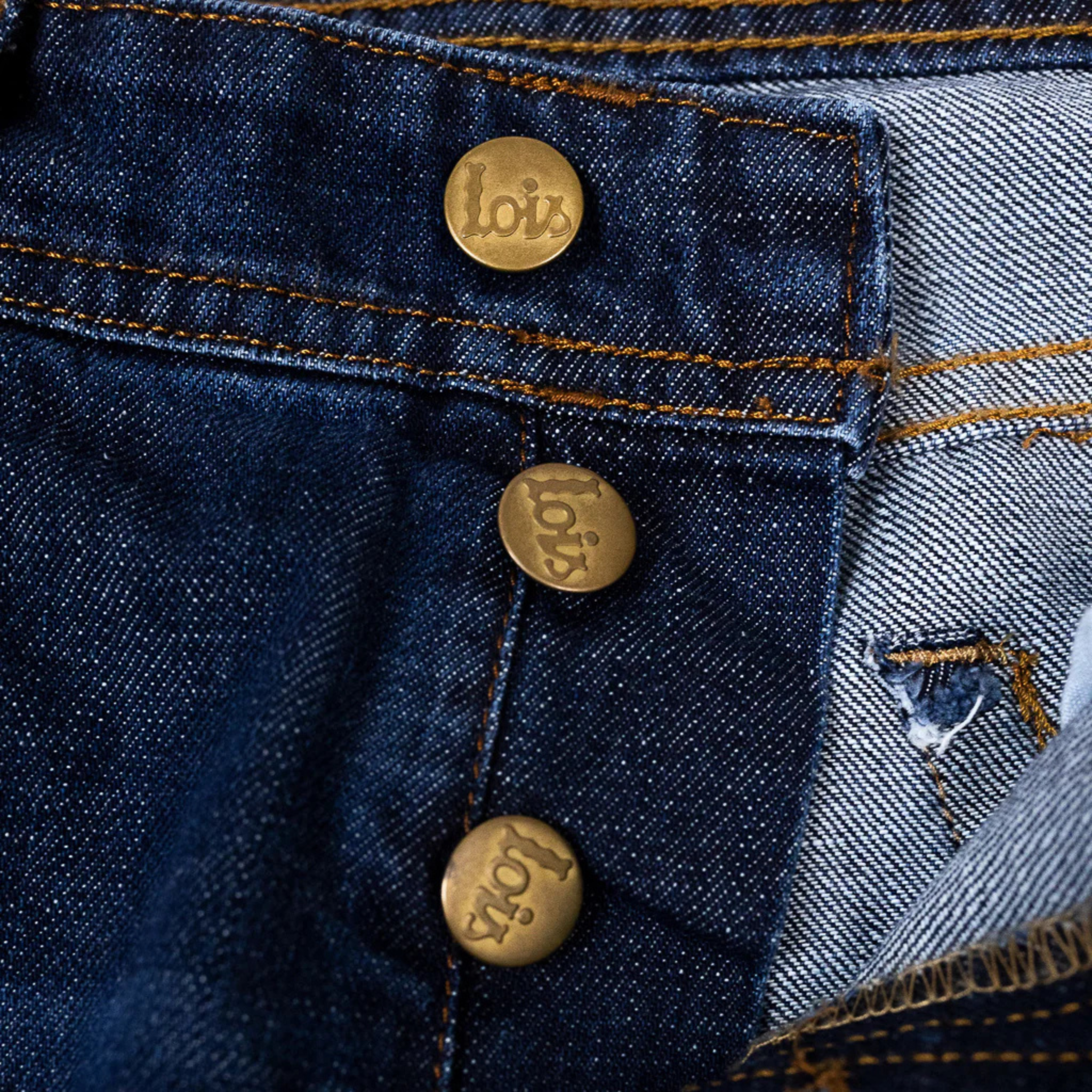 Mens Lois Dark Stone Wash Marvin Regular Fit Jeans