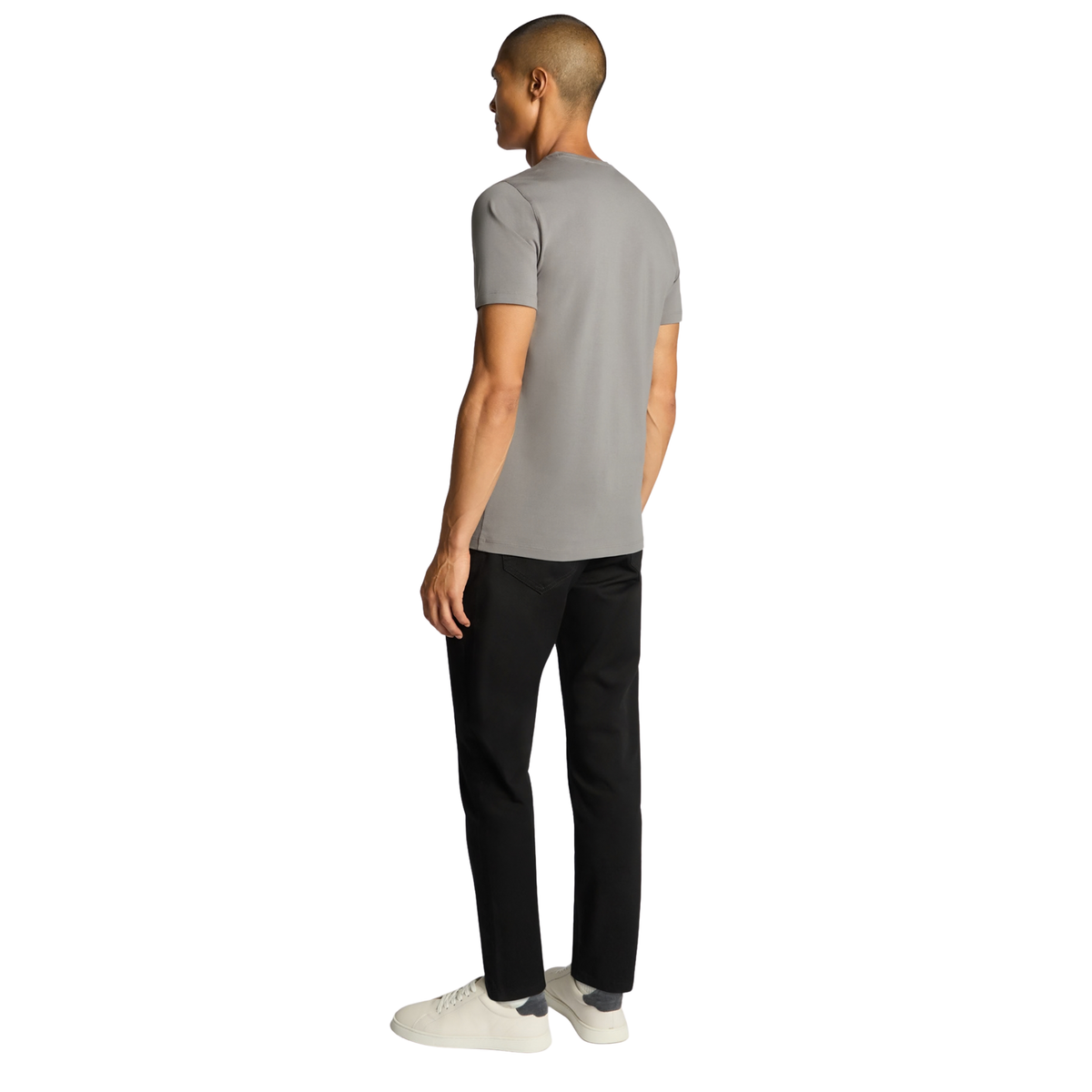 Mens Remus Uomo Grey Cotton Stretch S/s T Shirt