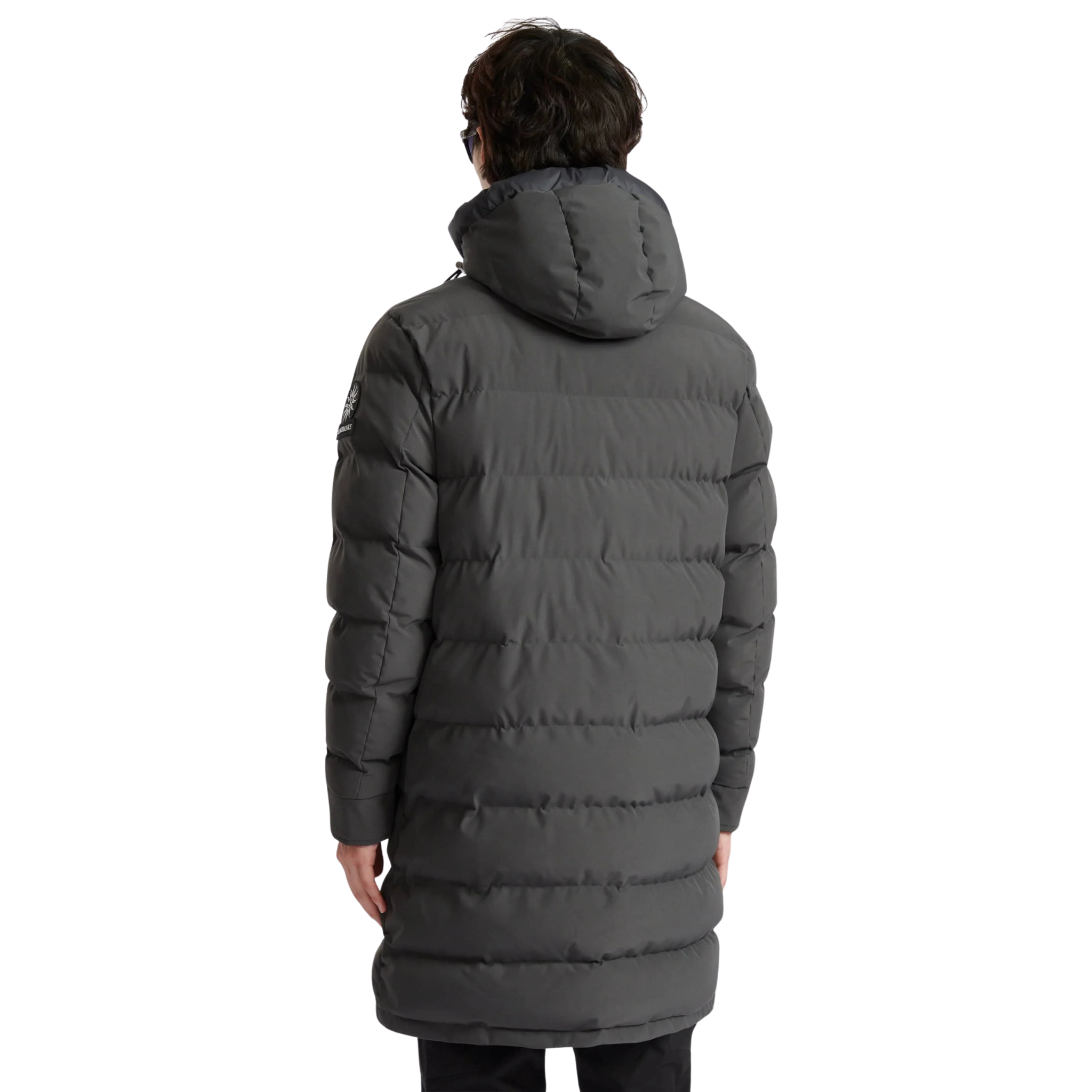 Mens Sandbanks Charcoal Branksome Padded Coat