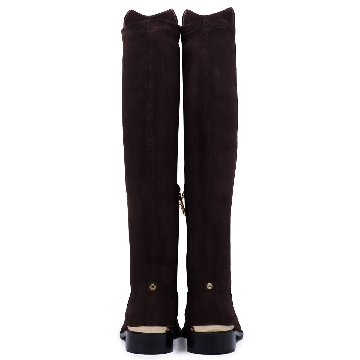 Womens Holland Cooper Choc Suede Albany Knee Boots