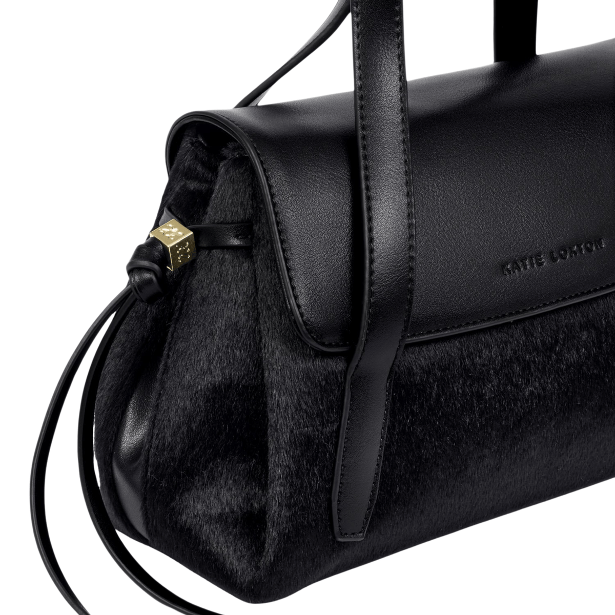 Womens Katie Loxton Black Alyssa Top Handle Bag