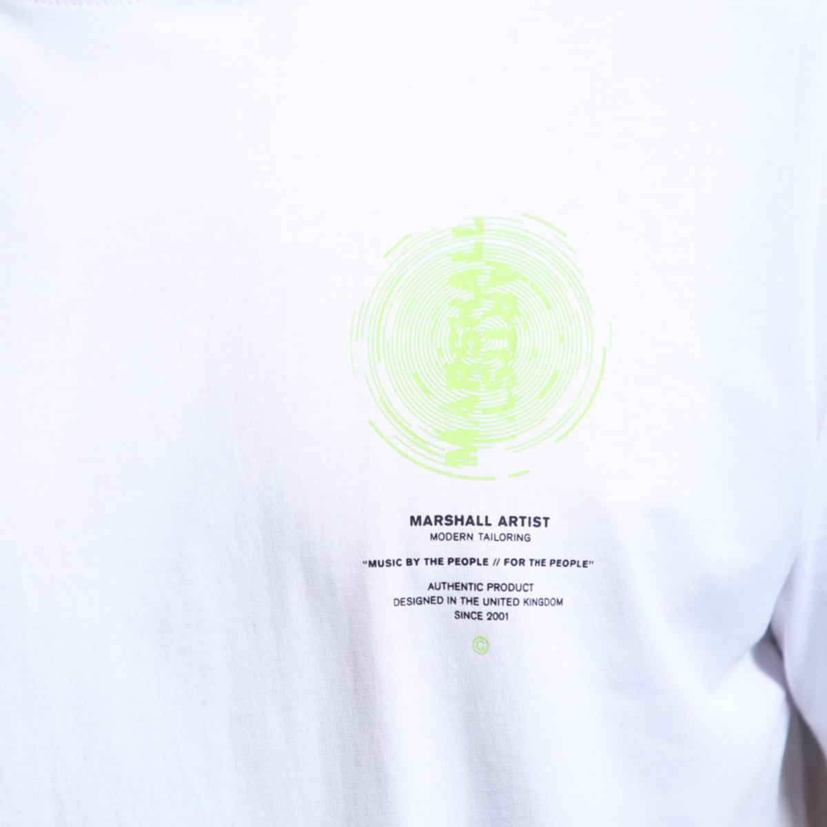 Mens Marshall Artist White Space Face S/s T Shirt