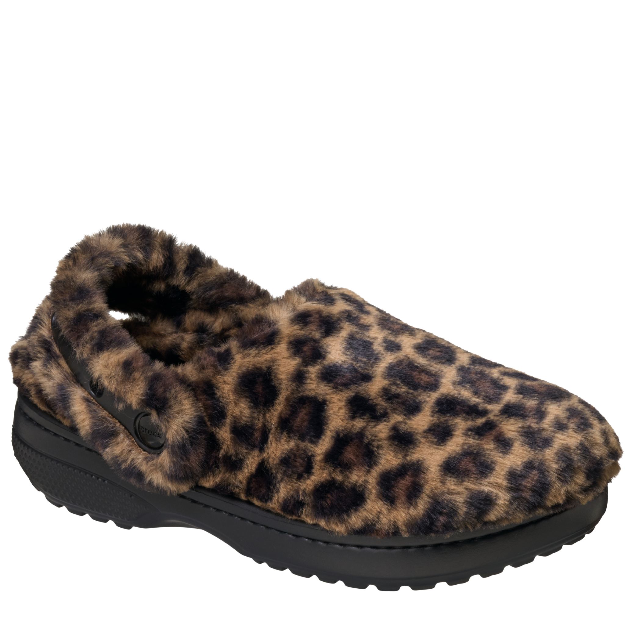 Womens Crocs Sepia/Leopard Unfurgettable Animal Clogs