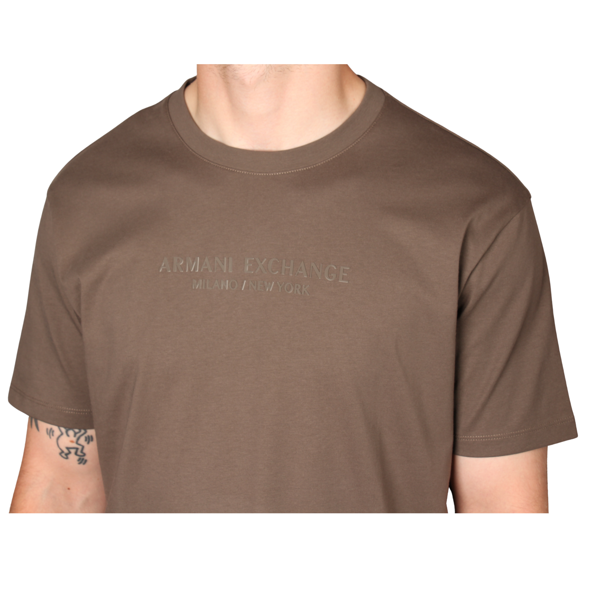Mens Armani Exchange Falcon Milano/New York S/s T Shirt