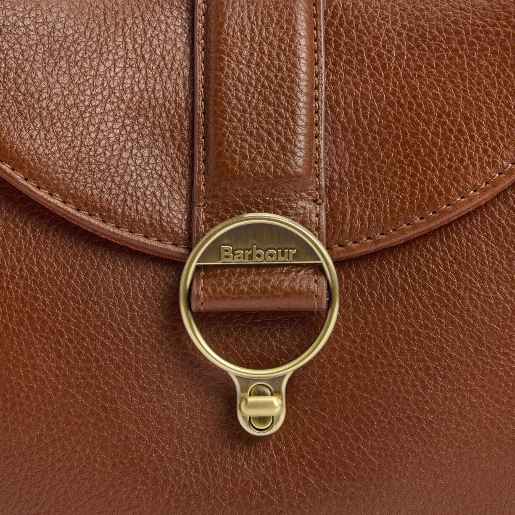 Womens Barbour Brown Alder Leather Sling Bag