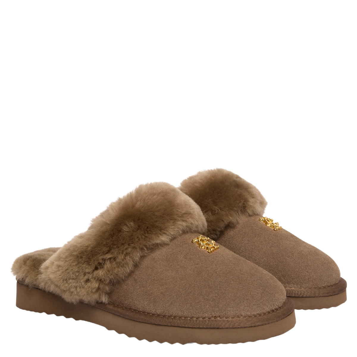 Womens Holland Cooper Mink Classic Shearling Slippers