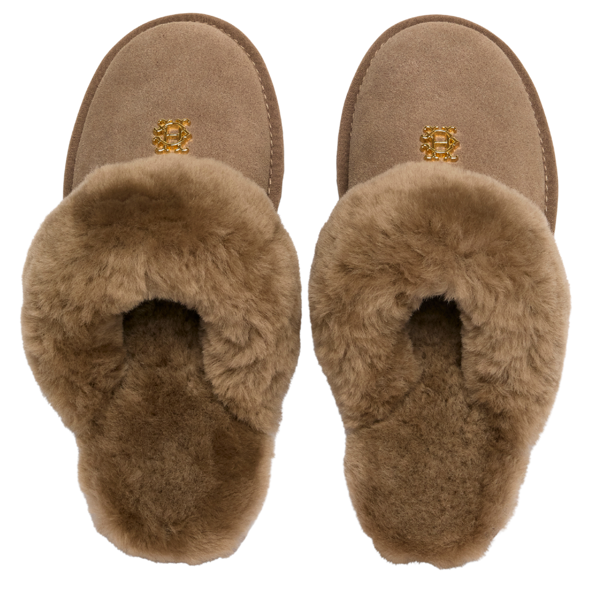 Womens Holland Cooper Mink Classic Shearling Slippers