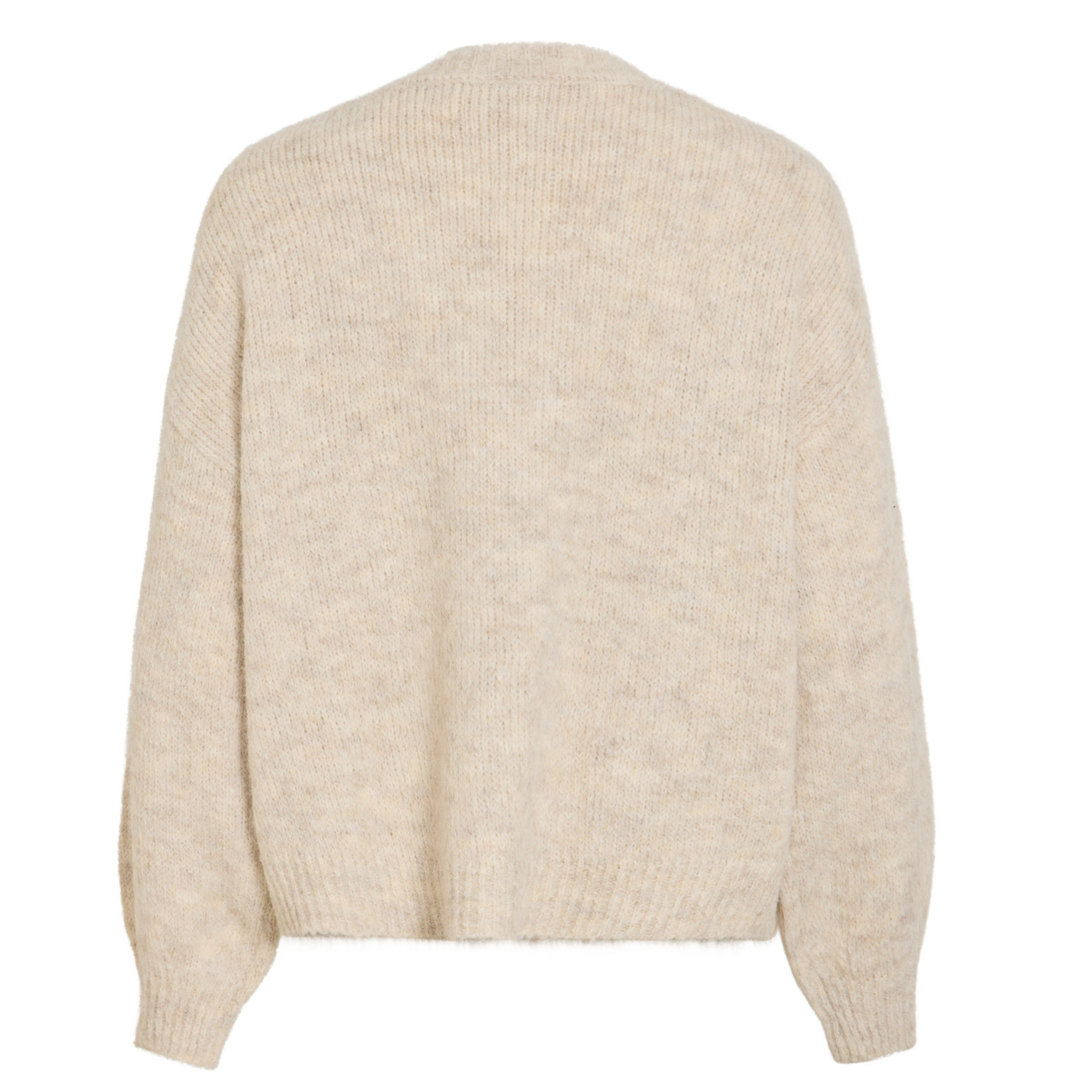 Womens Vila Super Light Natural Vilampe Open Cardigan