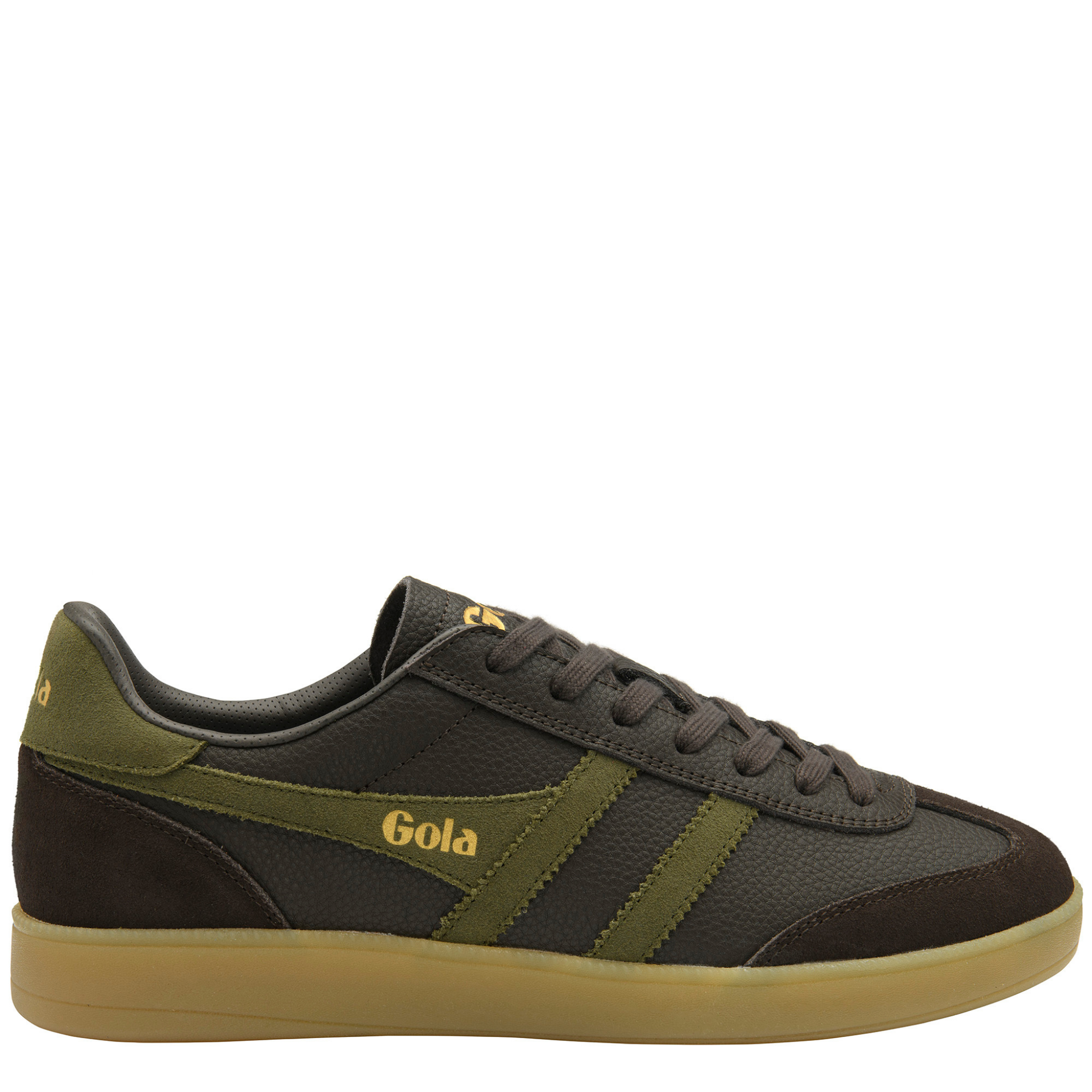 Mens Gola Mocha Pebble/Khaki/Gum Viper Serra Trainers