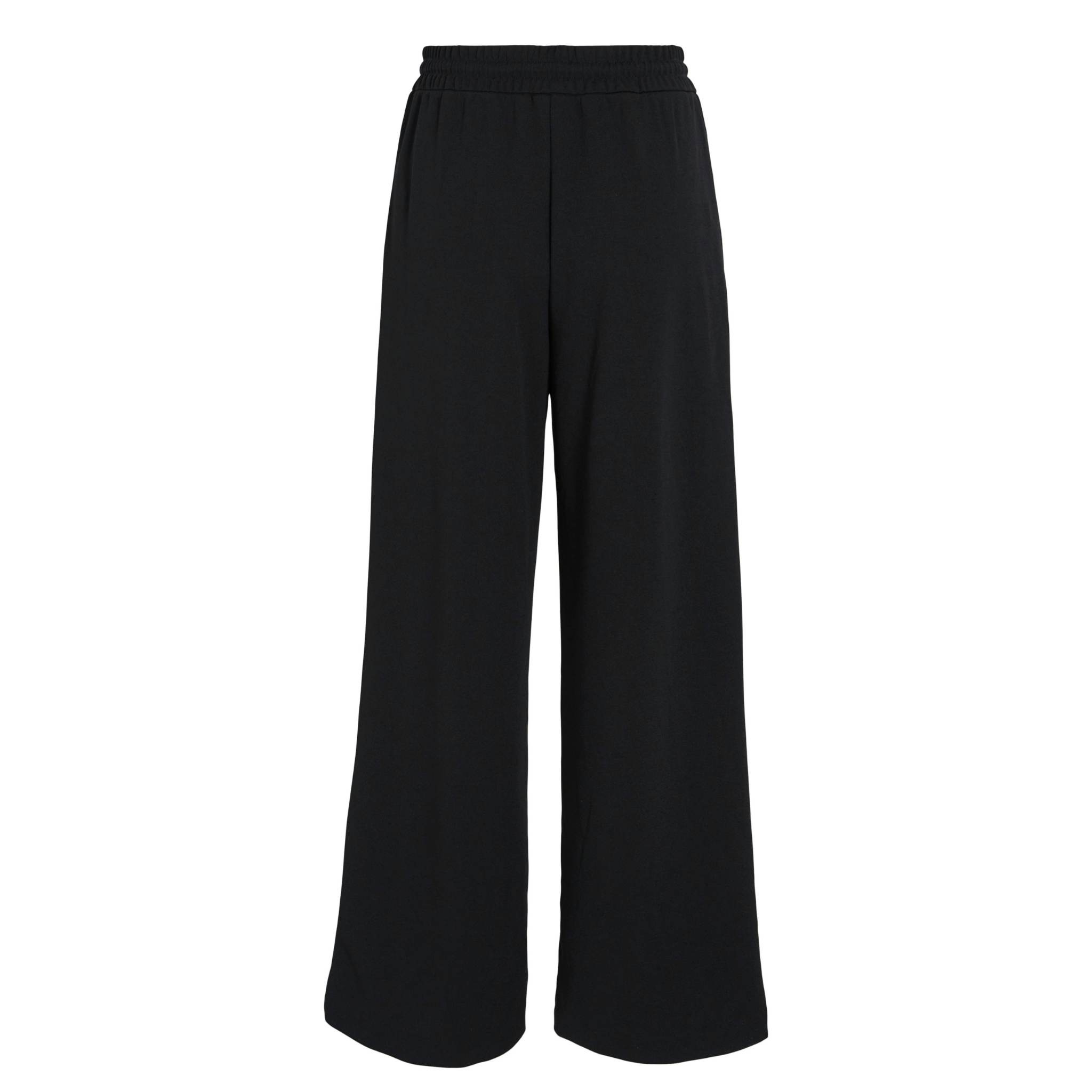 Womens Vila Black Beauty Viclua Wide Pants