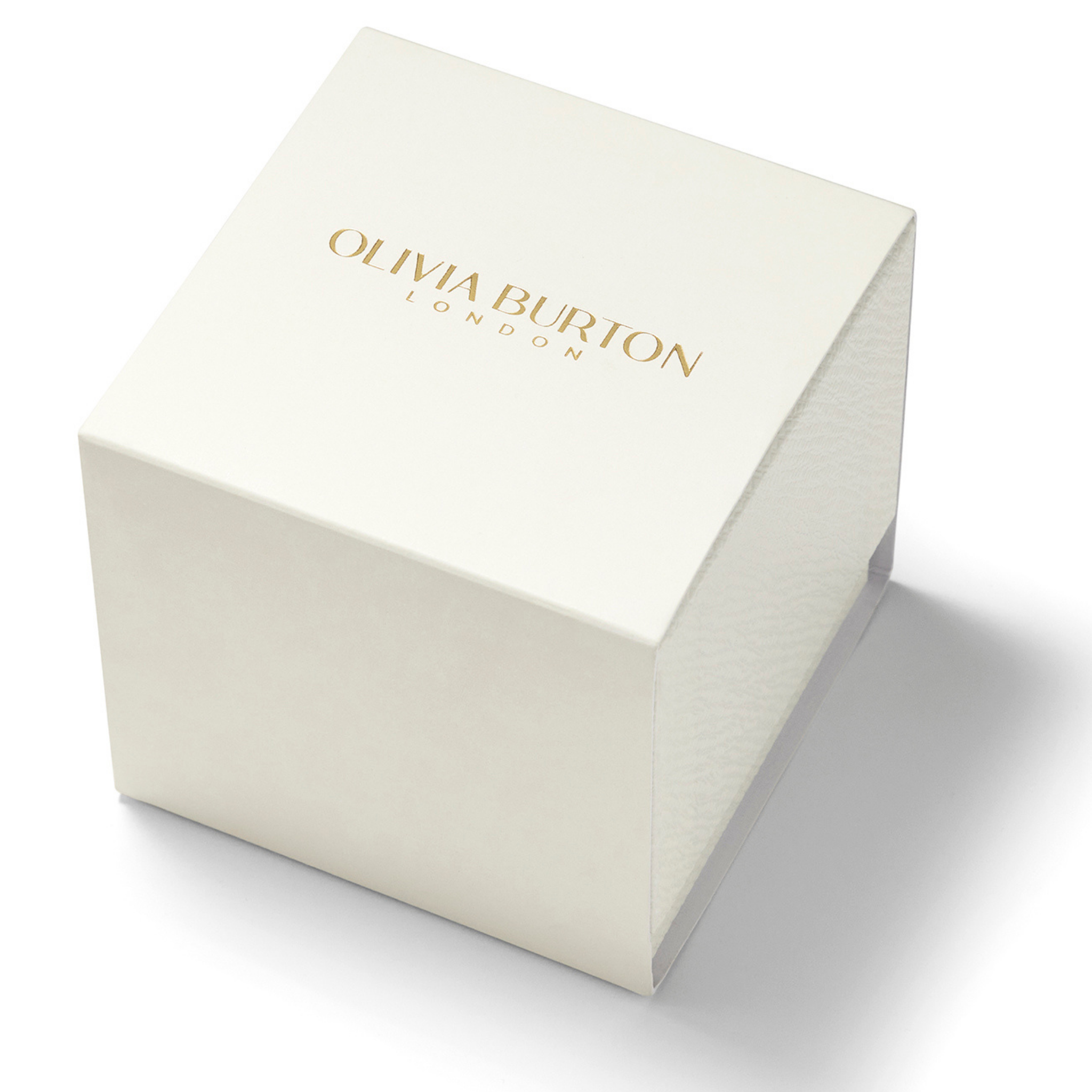 Womens Olivia Burton Silver/Pearlized Dial Captivate Bracelet Watch