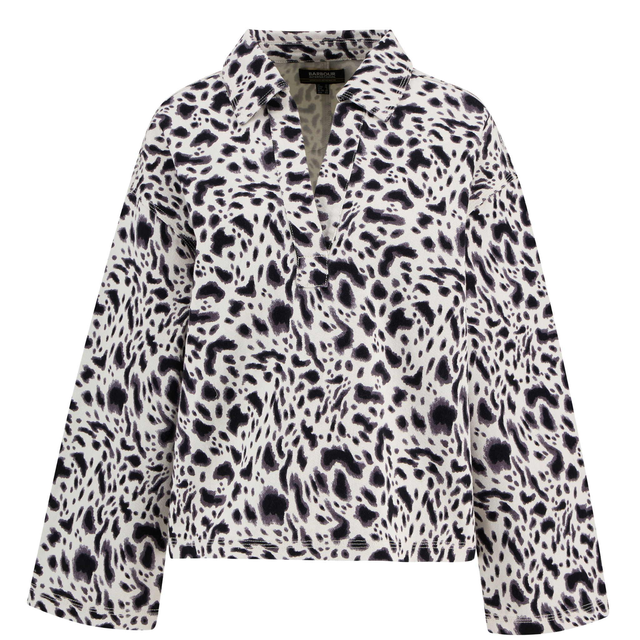 Womens Barbour International Washed Multi Santana Relaxed Shirt