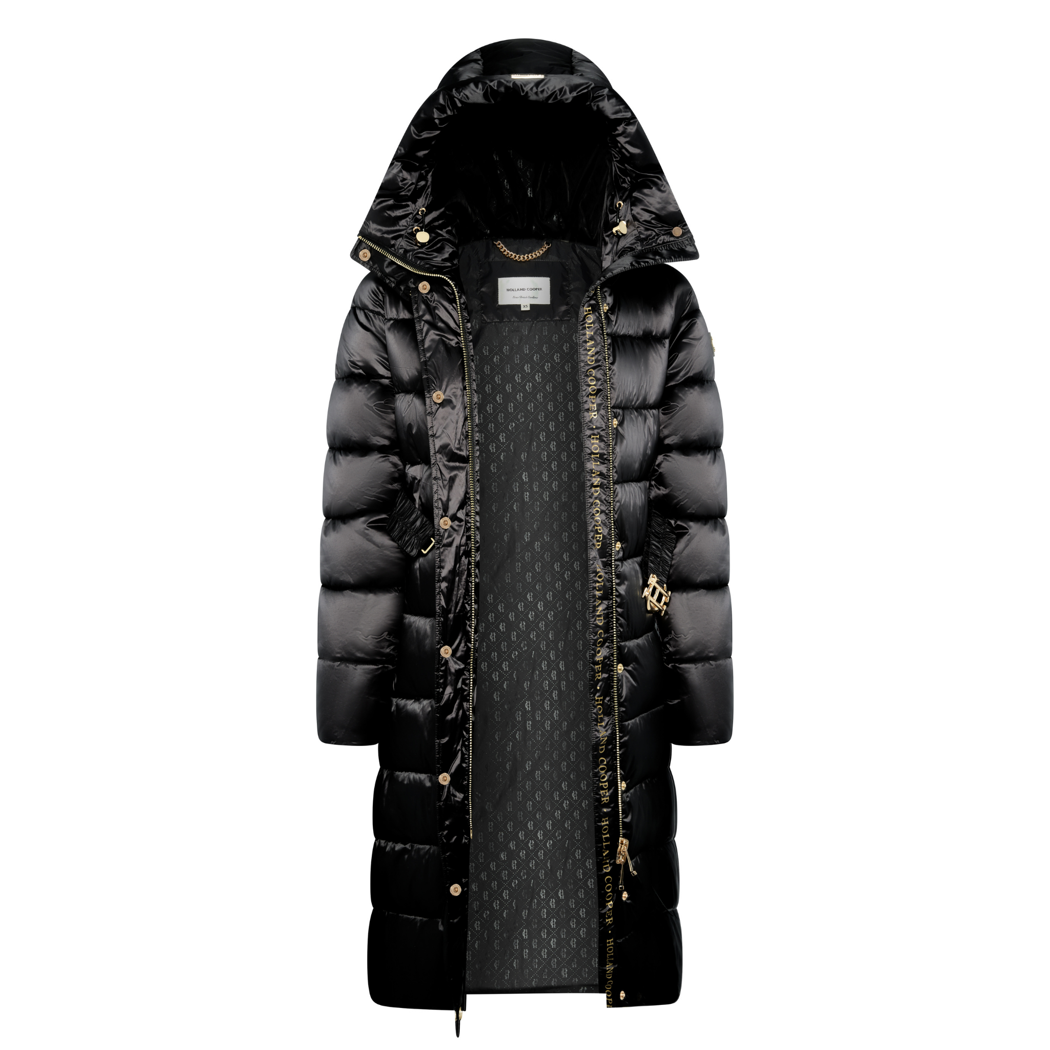 Womens Holland Cooper Black The Arosa Padded Coat
