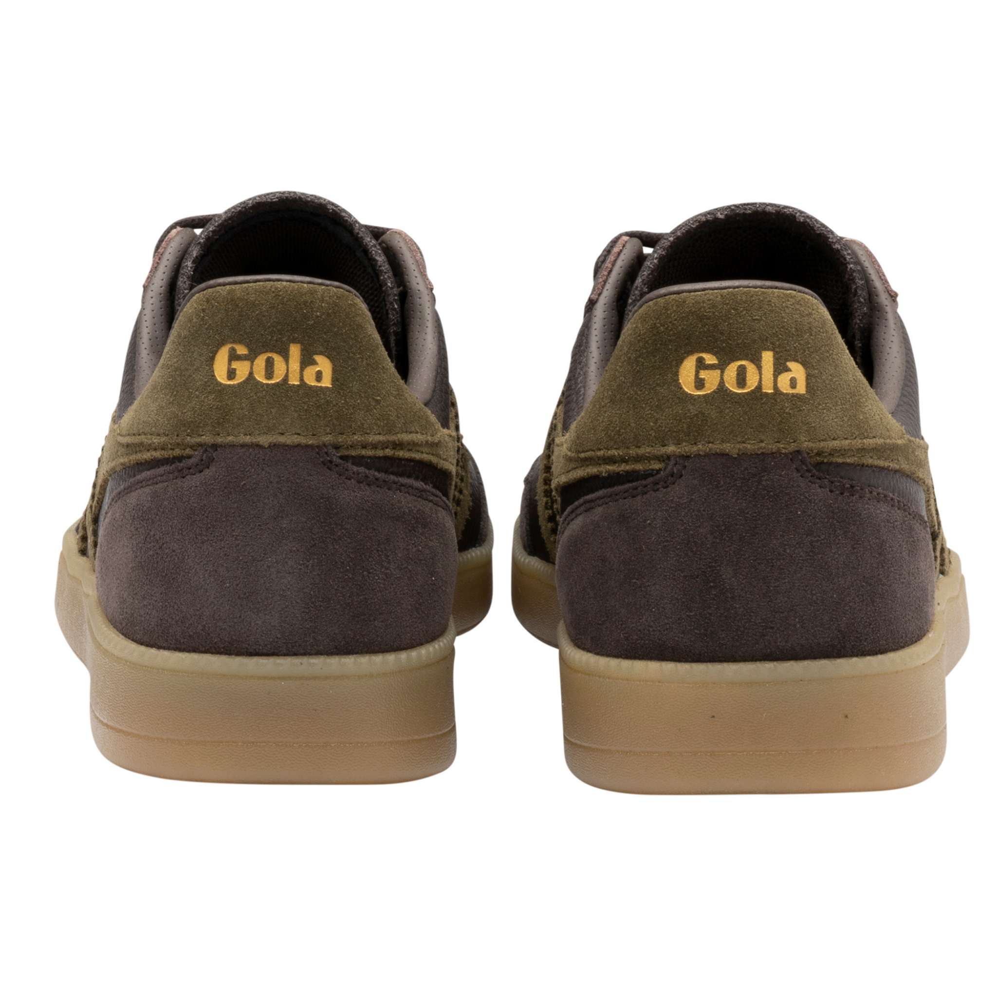 Mens Gola Mocha Pebble/Khaki/Gum Viper Serra Trainers