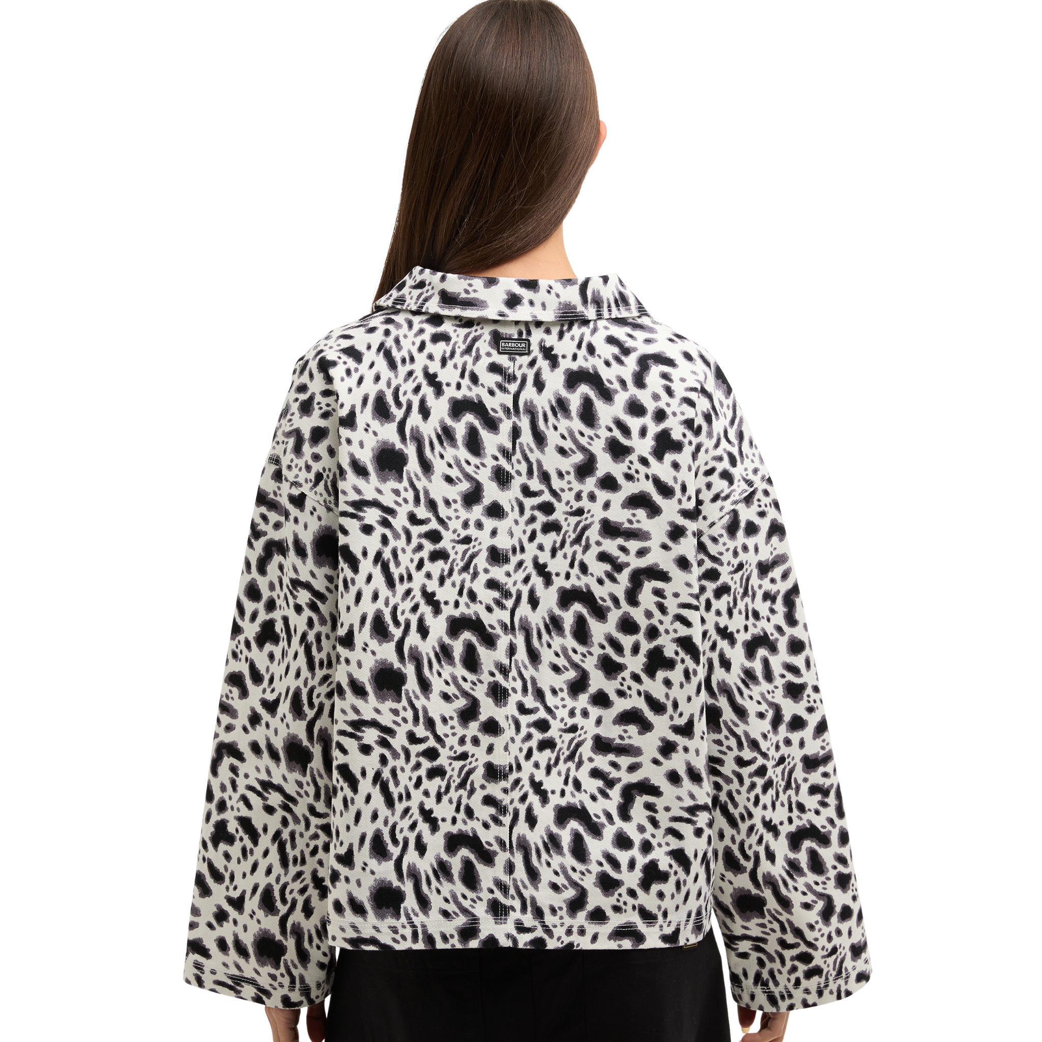 Womens Barbour International Washed Multi Santana Relaxed Shirt