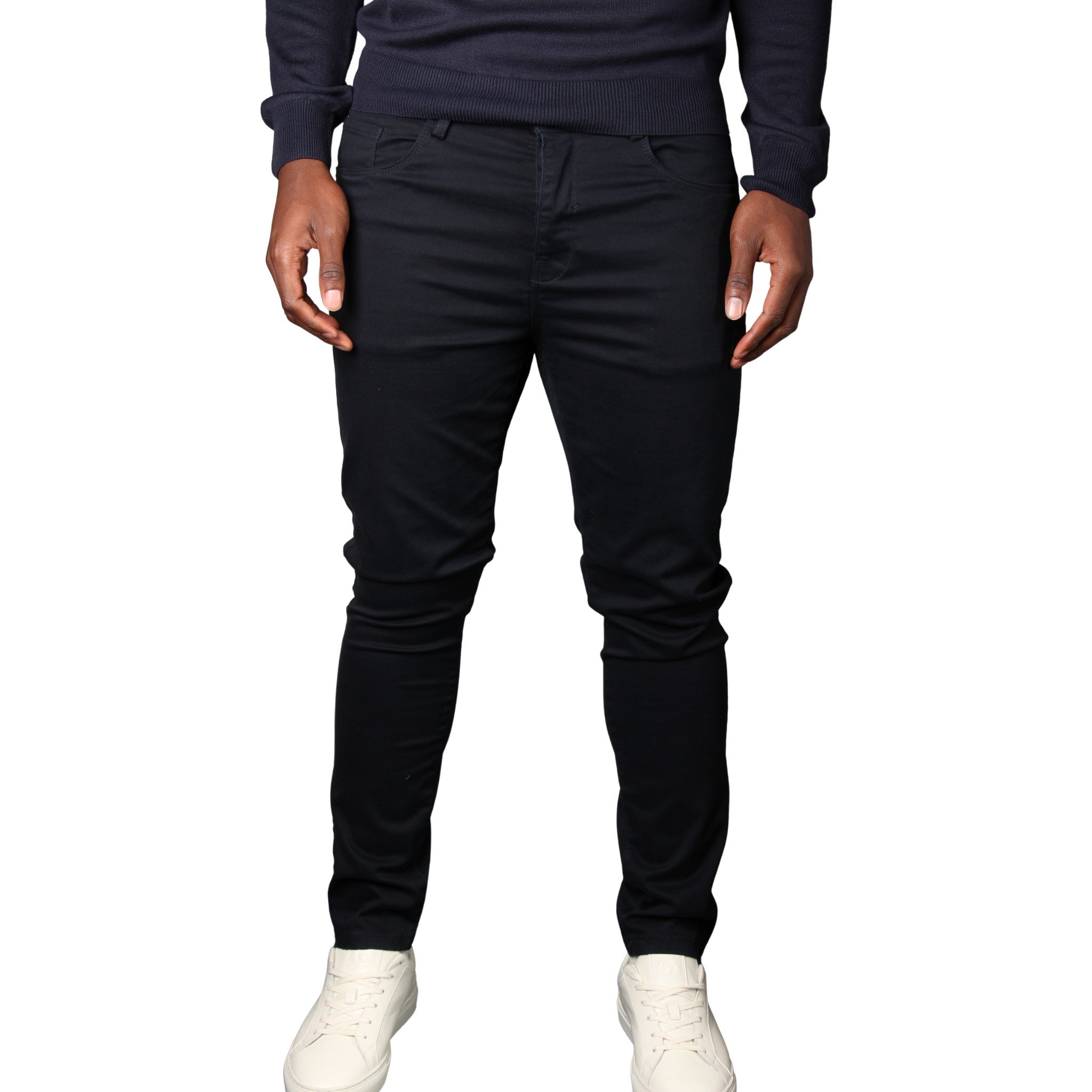 Mens SEINSE Navy 5 Pocket Trousers