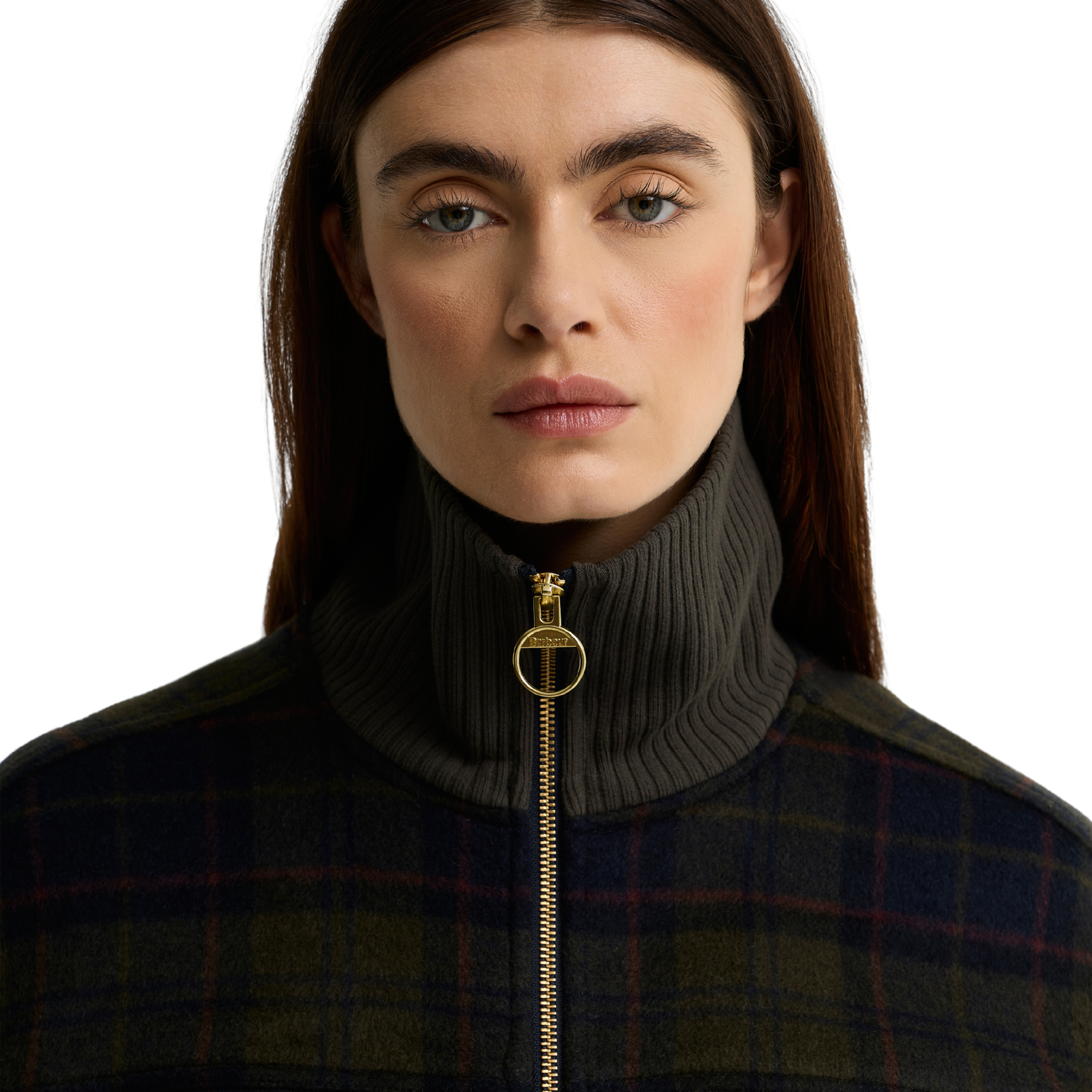 Womens Barbour Shadow Classic Tartan Ivybridge Overshirt
