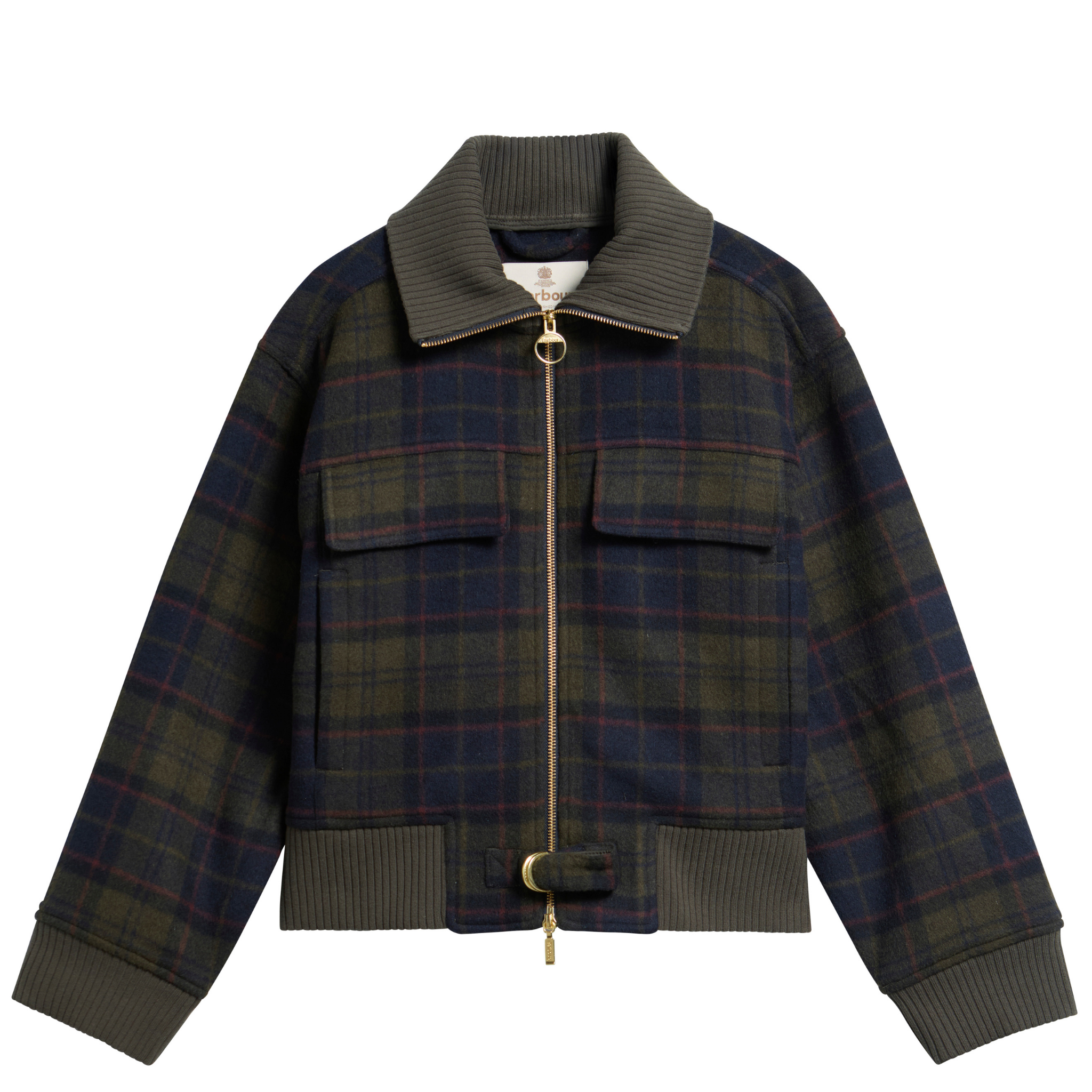 Womens Barbour Shadow Classic Tartan Ivybridge Overshirt
