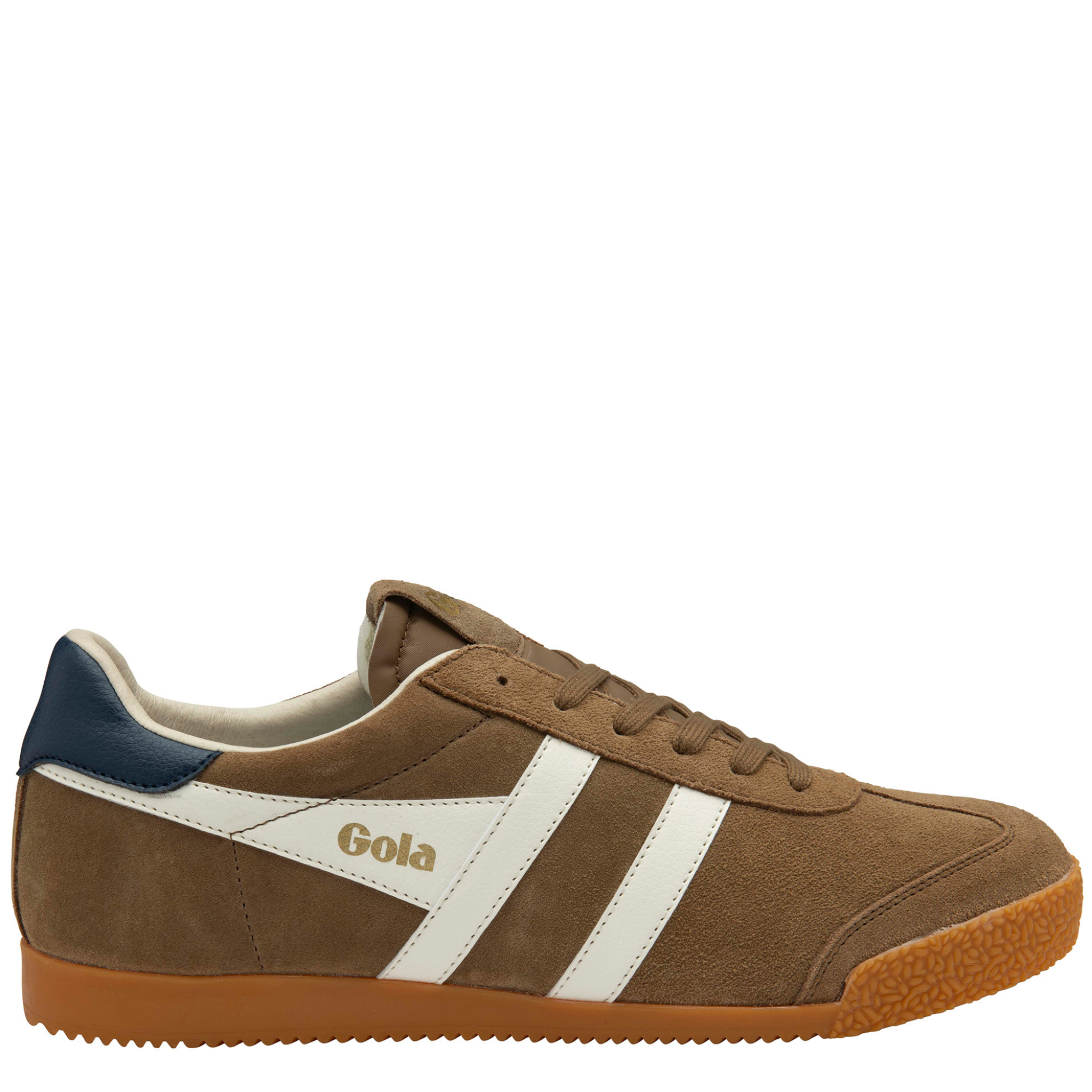 Mens Gola Tobacco/Off White/Navy Elan Trainers