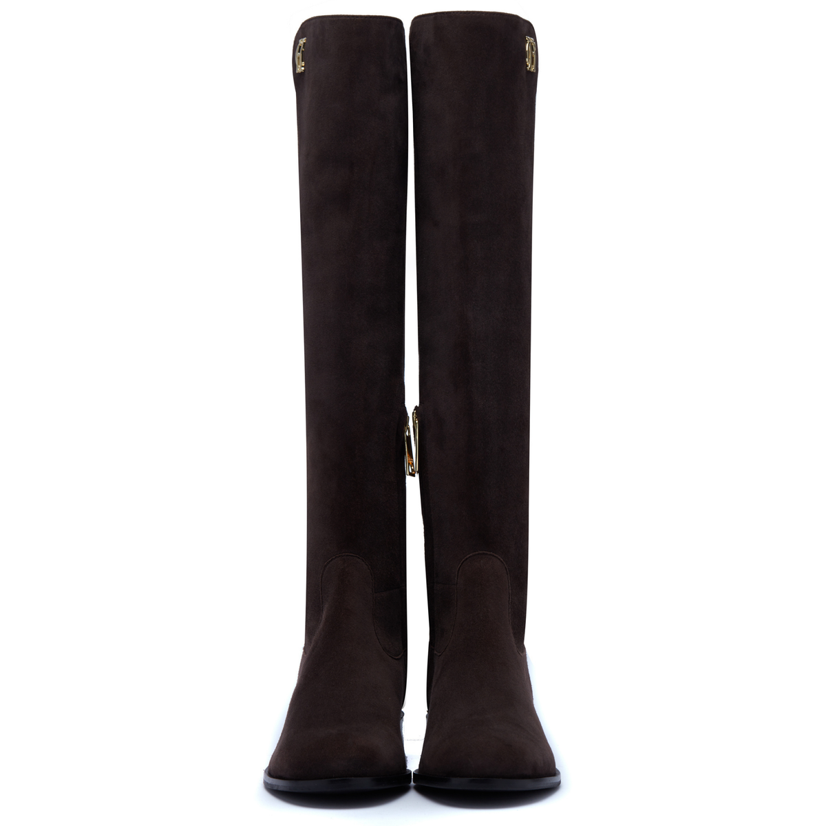 Womens Holland Cooper Choc Suede Albany Knee Boots